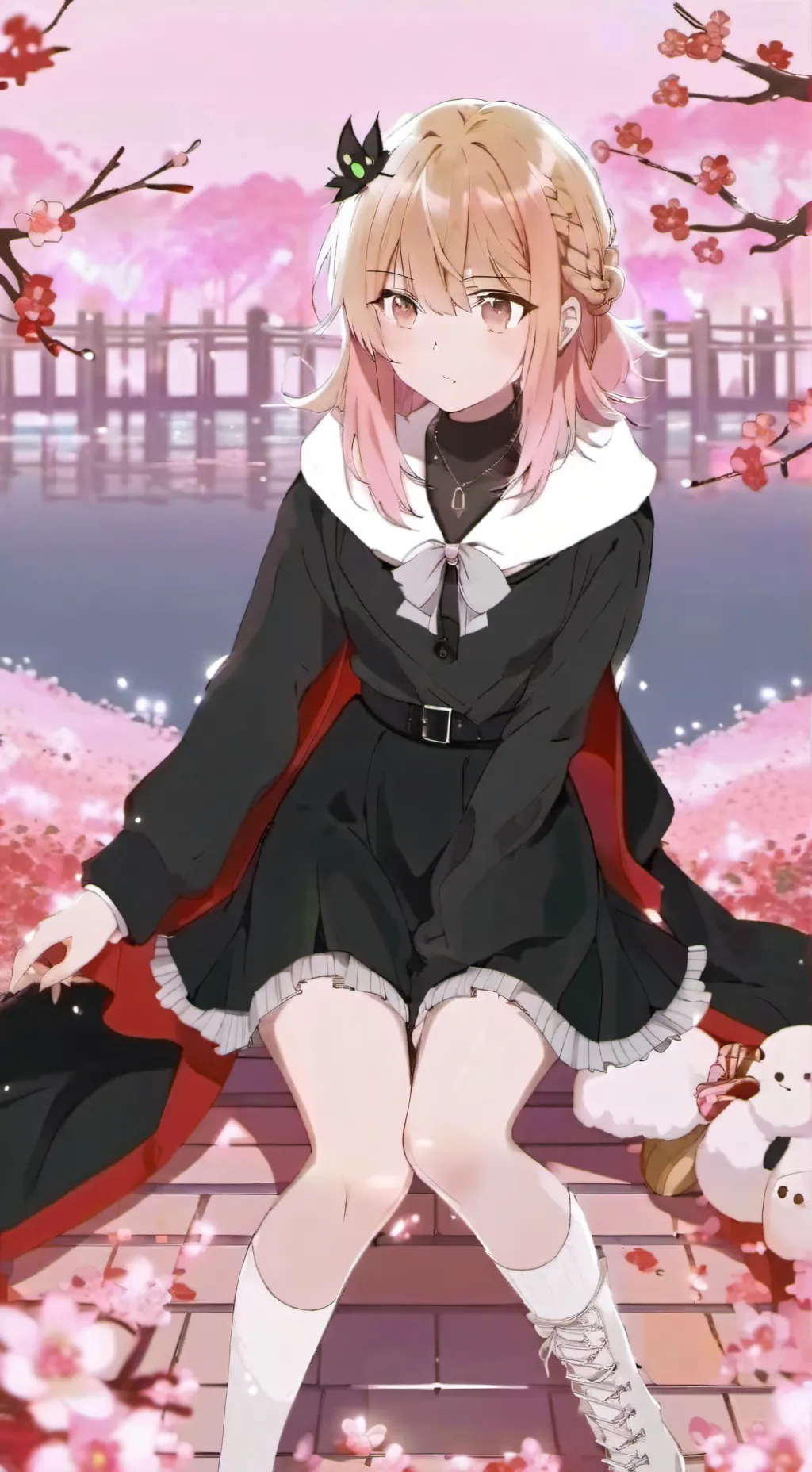 ai character: 100 девушек background