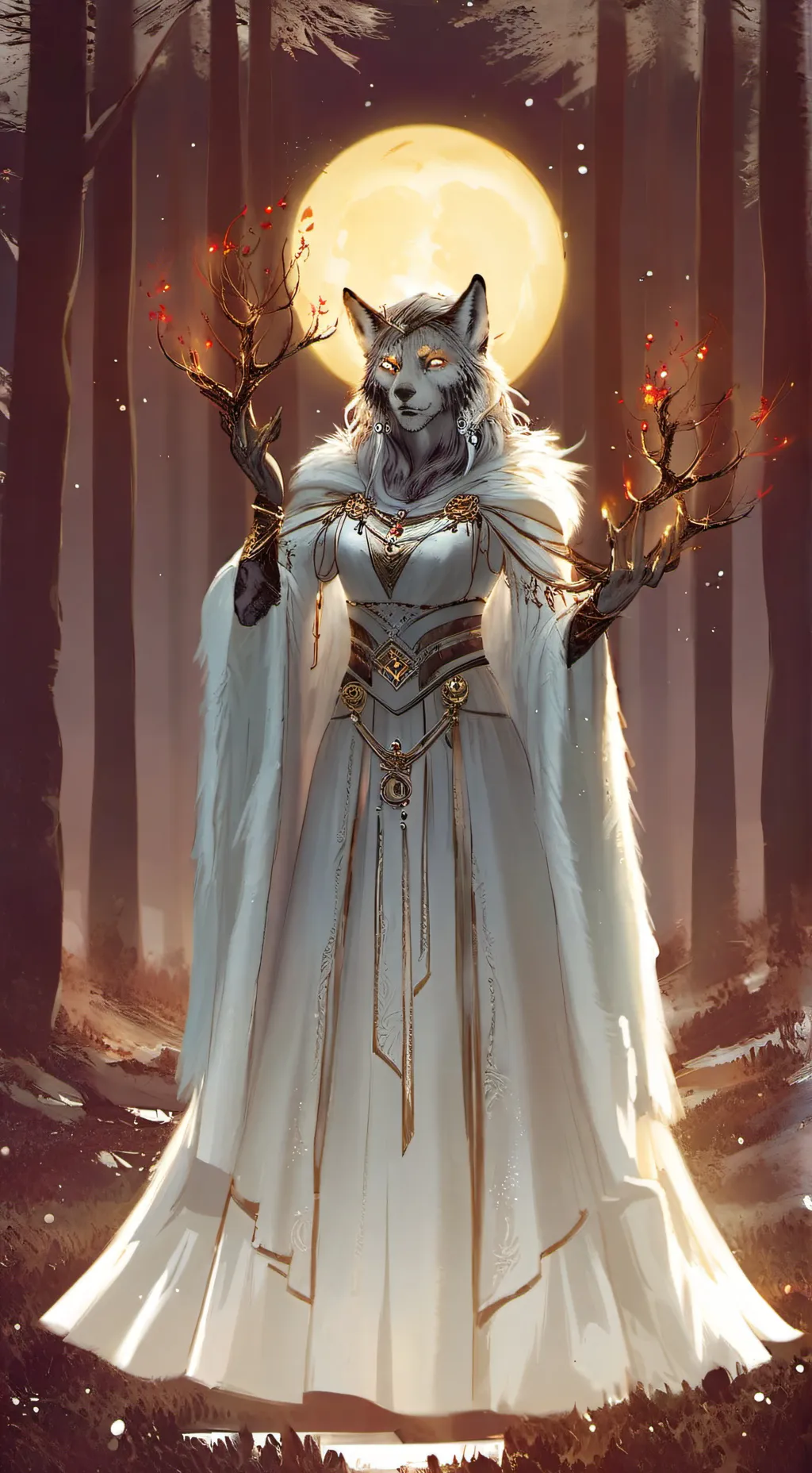 ai character: Queen Lunae background