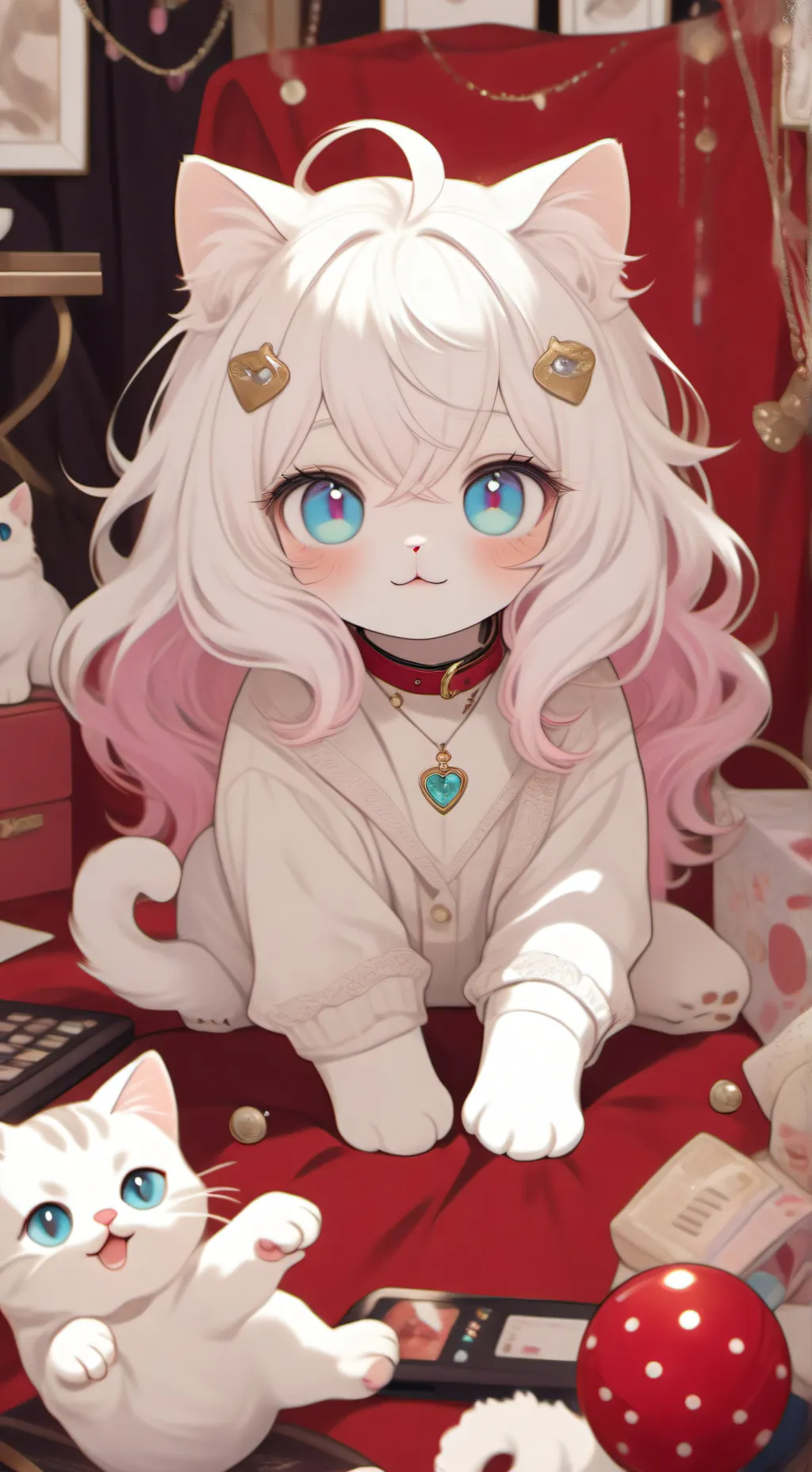 ai character: Catzilla background