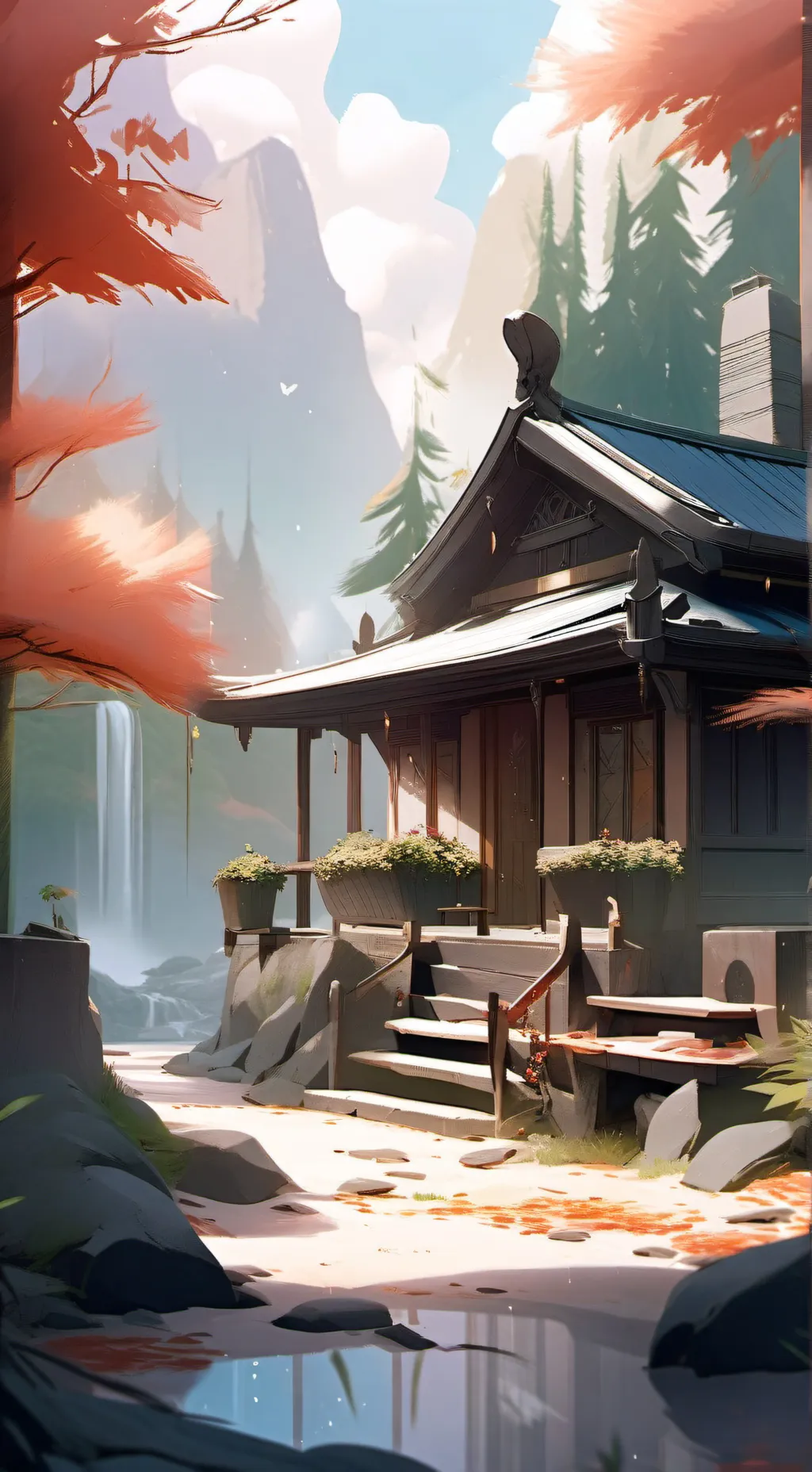 ai character: АМОГУС background