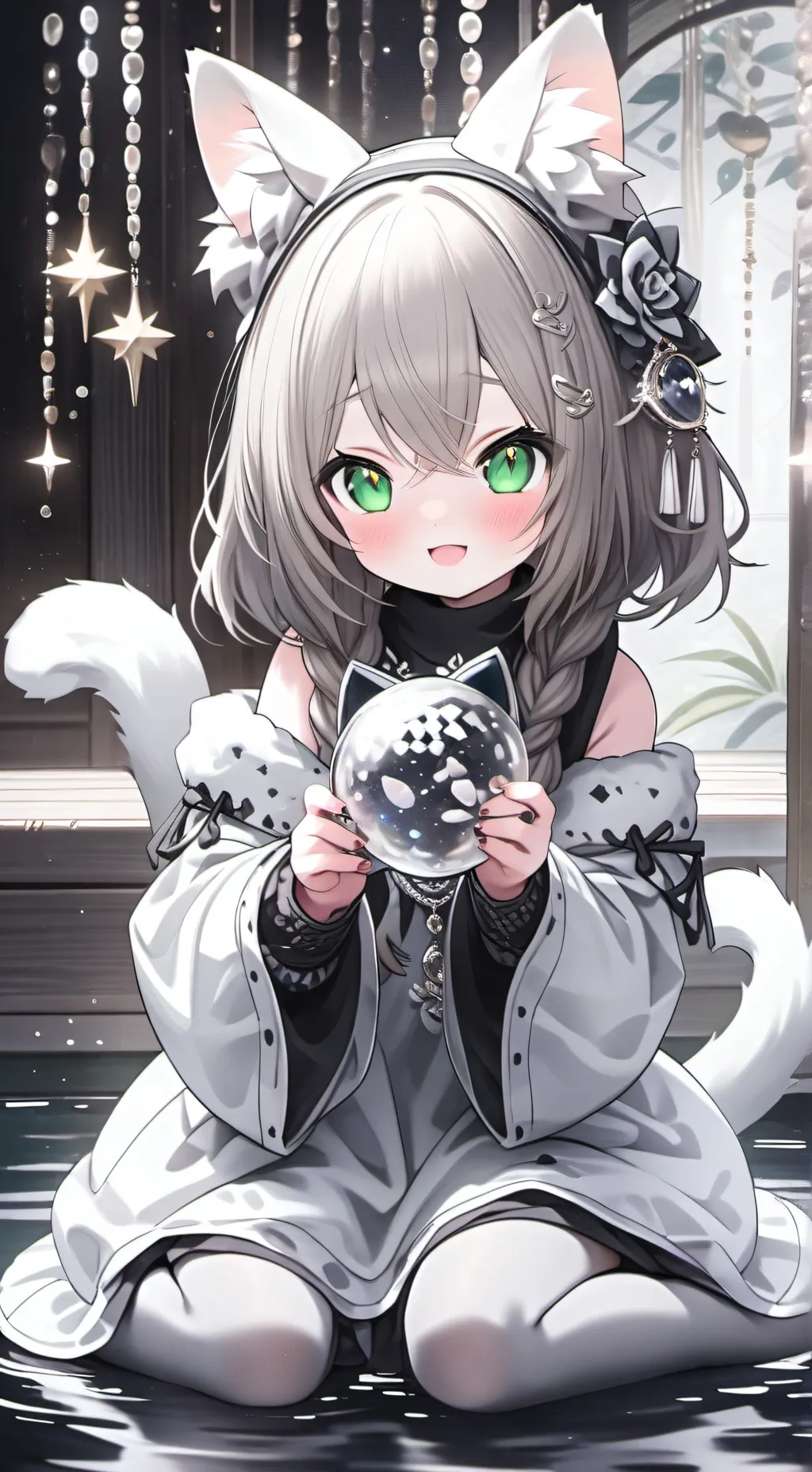 ai character: Silver Splash Spirit background