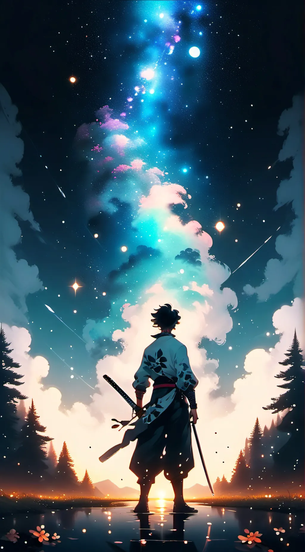 ai character: kny background