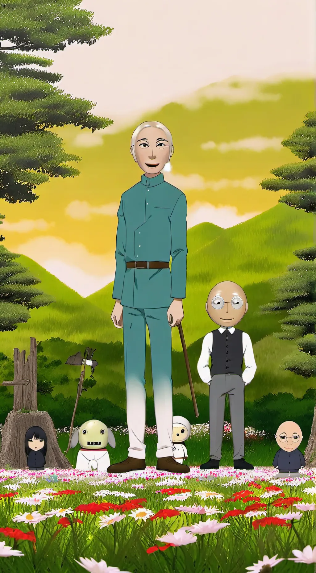 ai character: badi background