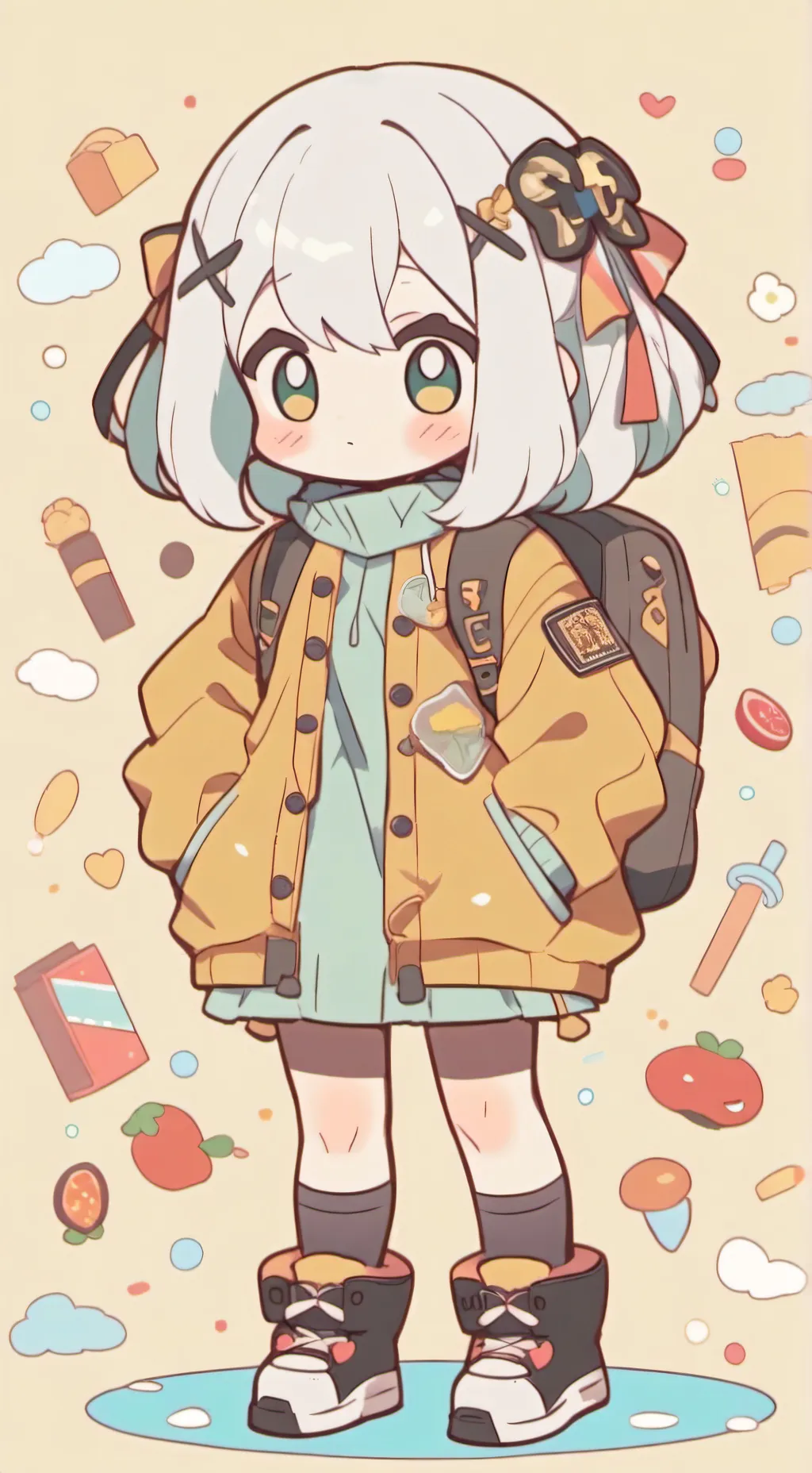 ai character: claire background