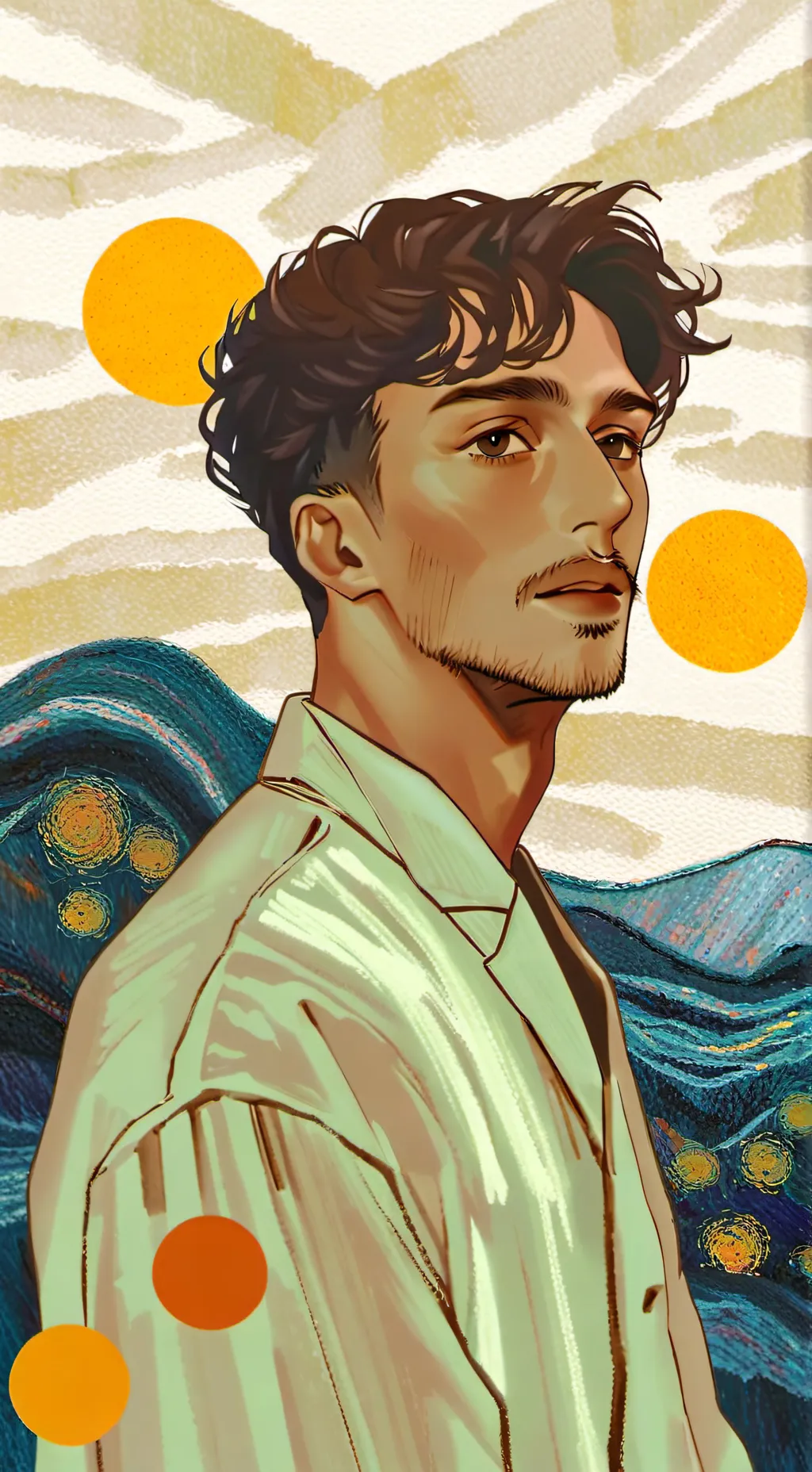 ai character: alexander background