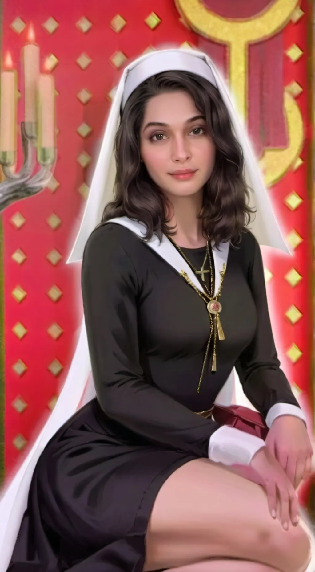 ai character: Sister Sarah background