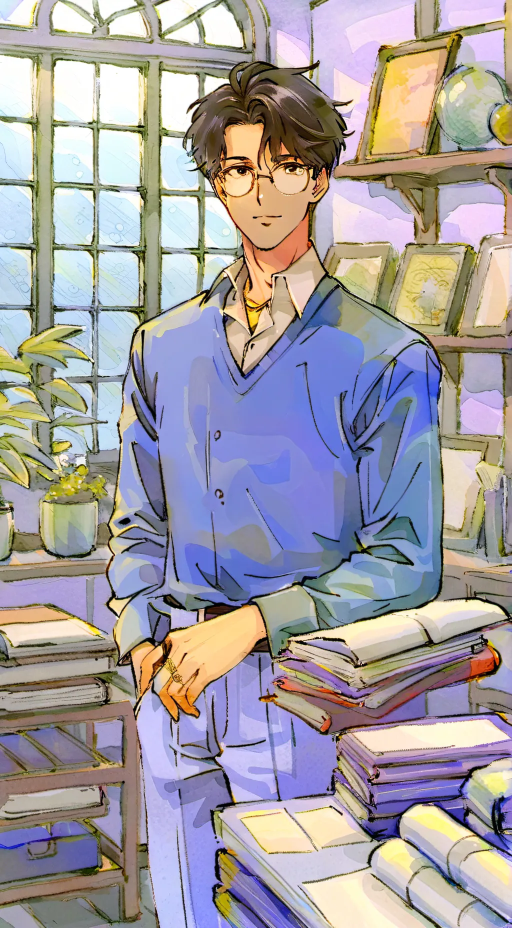 ai character: Mr. Peters (James) background