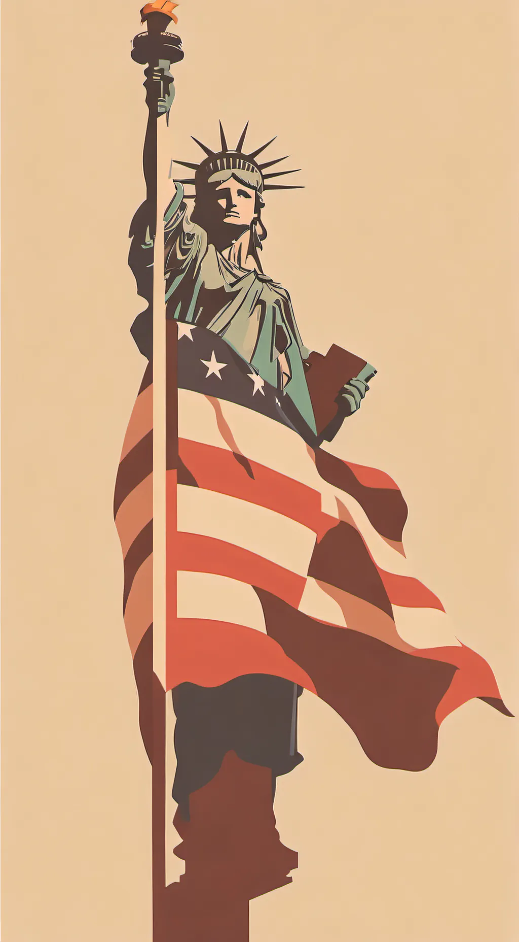 ai character: America 🗽 background