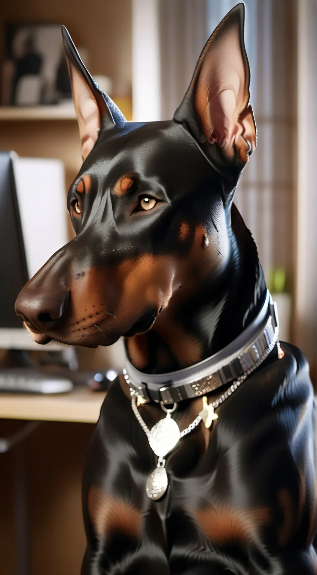 ai character: Digit background