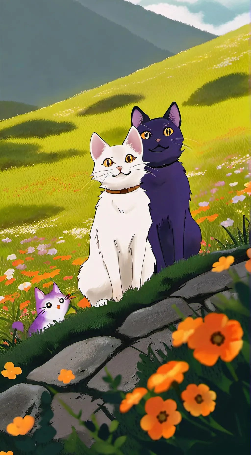 ai character: catnap background