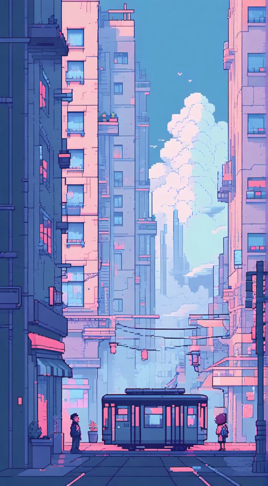 ai character: RadioApple(12) background