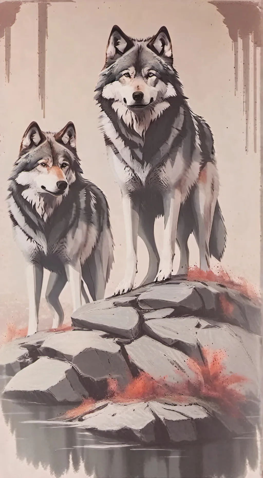 ai character: wolf pack background