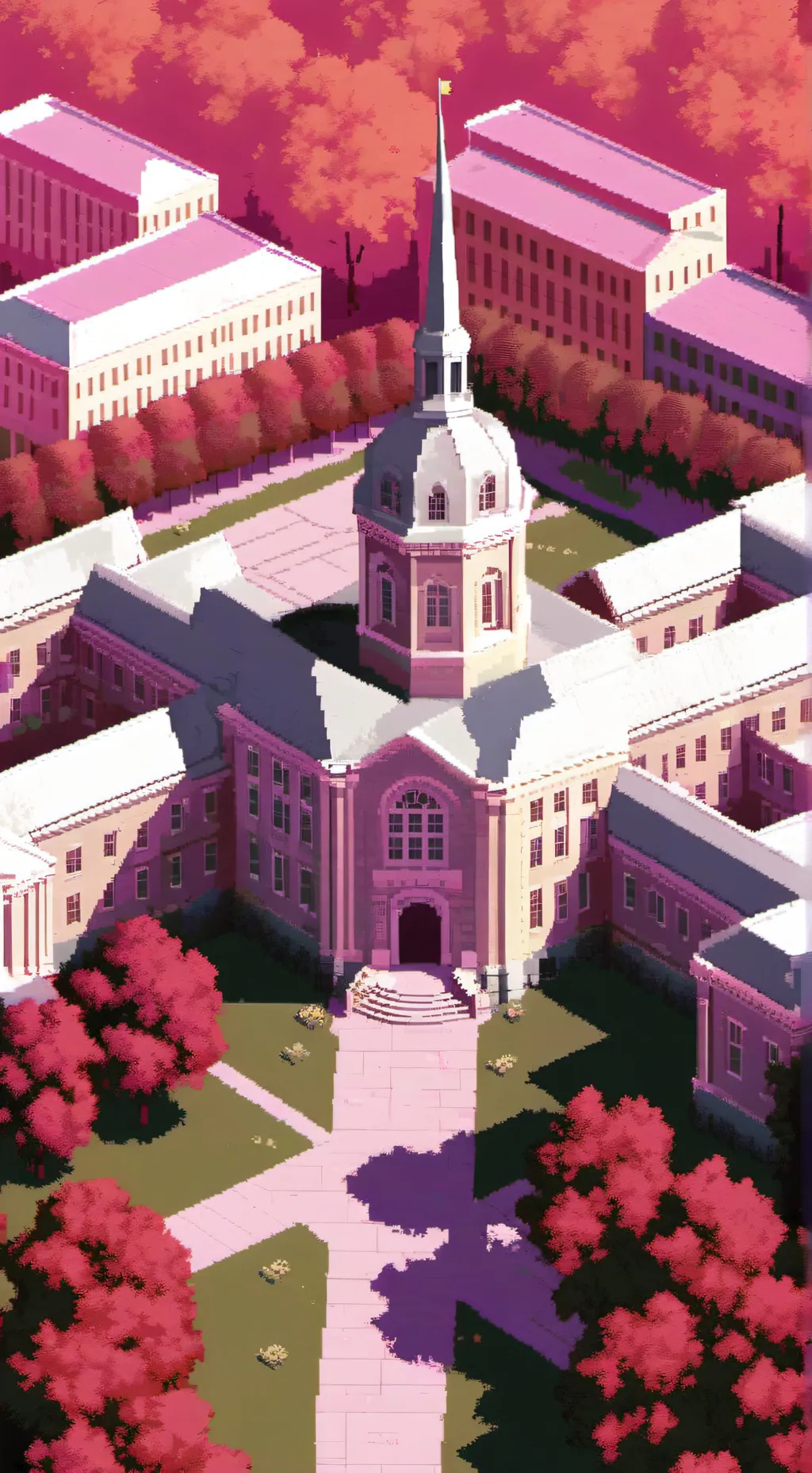 ai character: Summer Hill Uni background