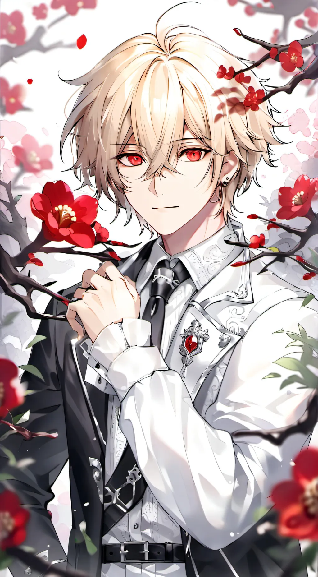 ai character: Yandere glisten background