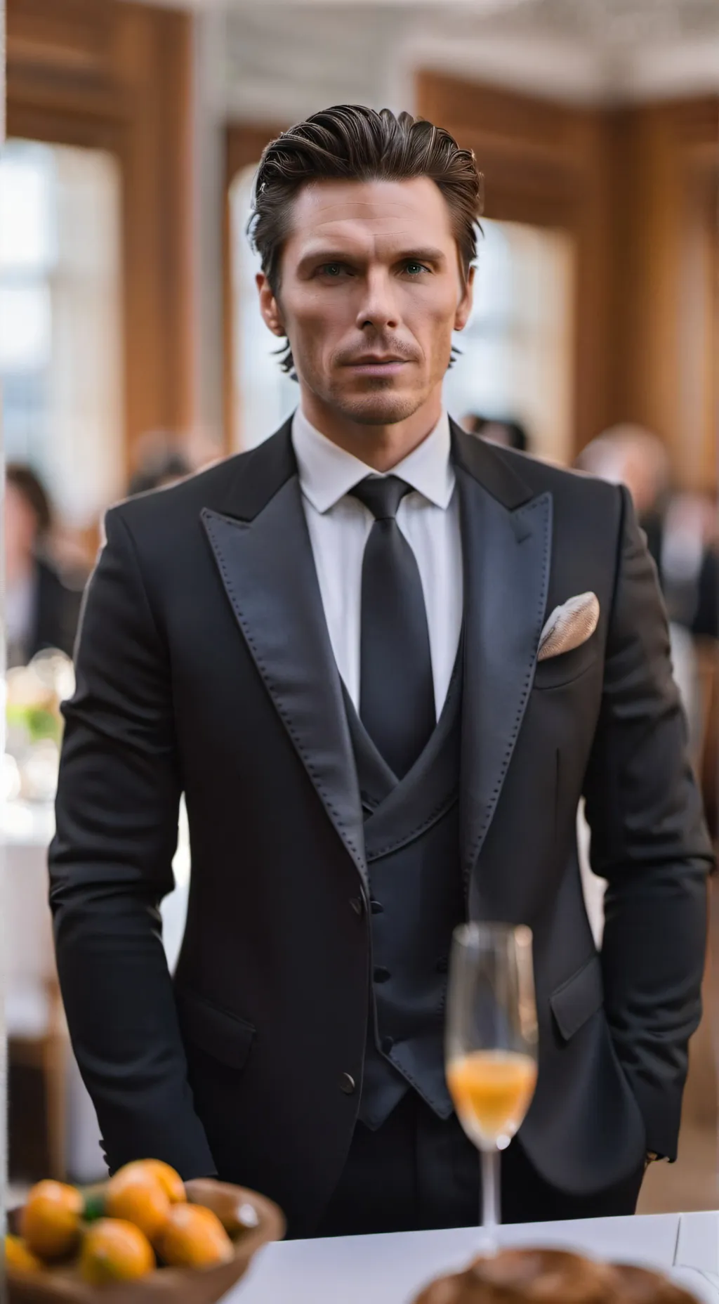 ai character: 🦇Bruce Wayne 🦇 background