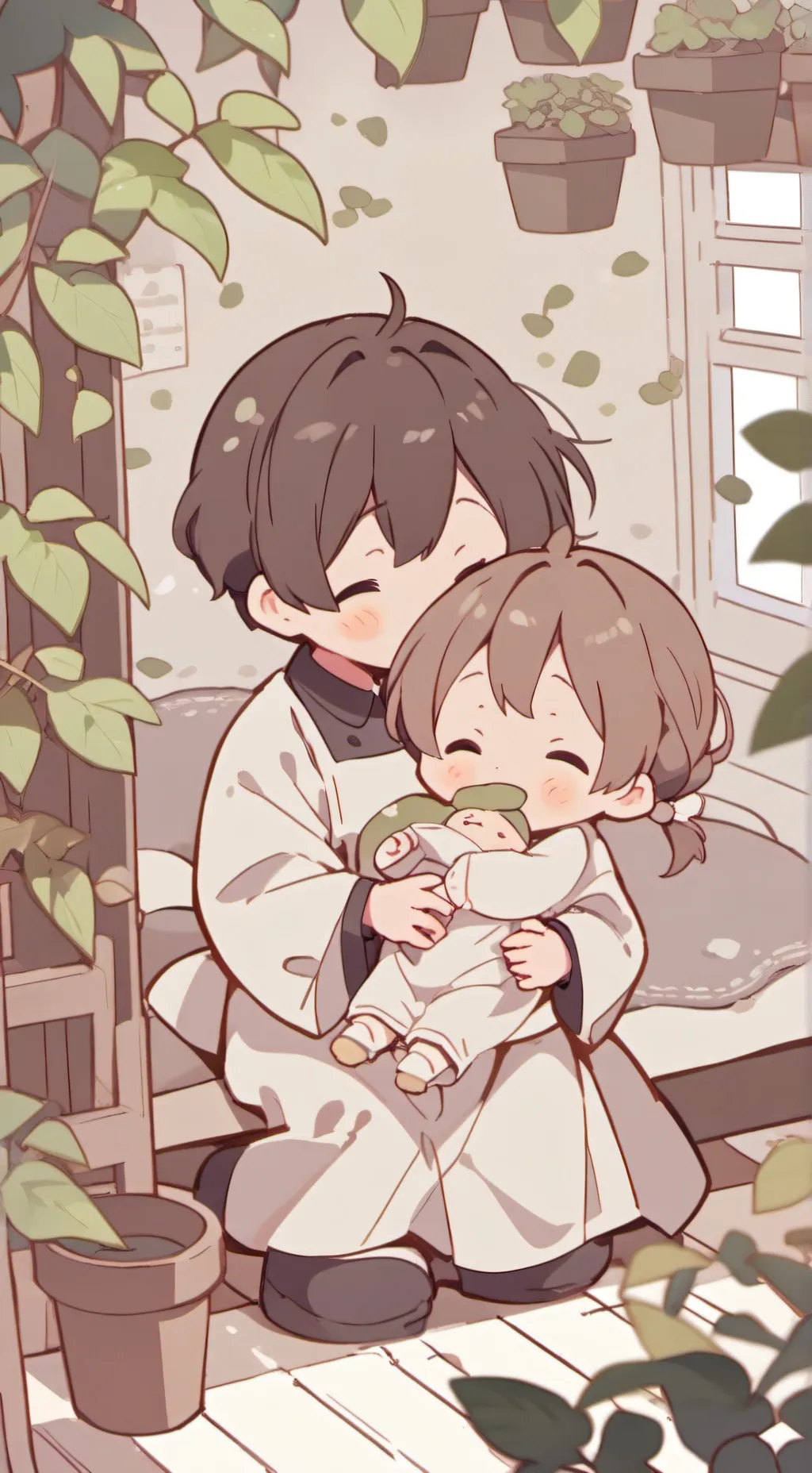 ai character: mia et anna background