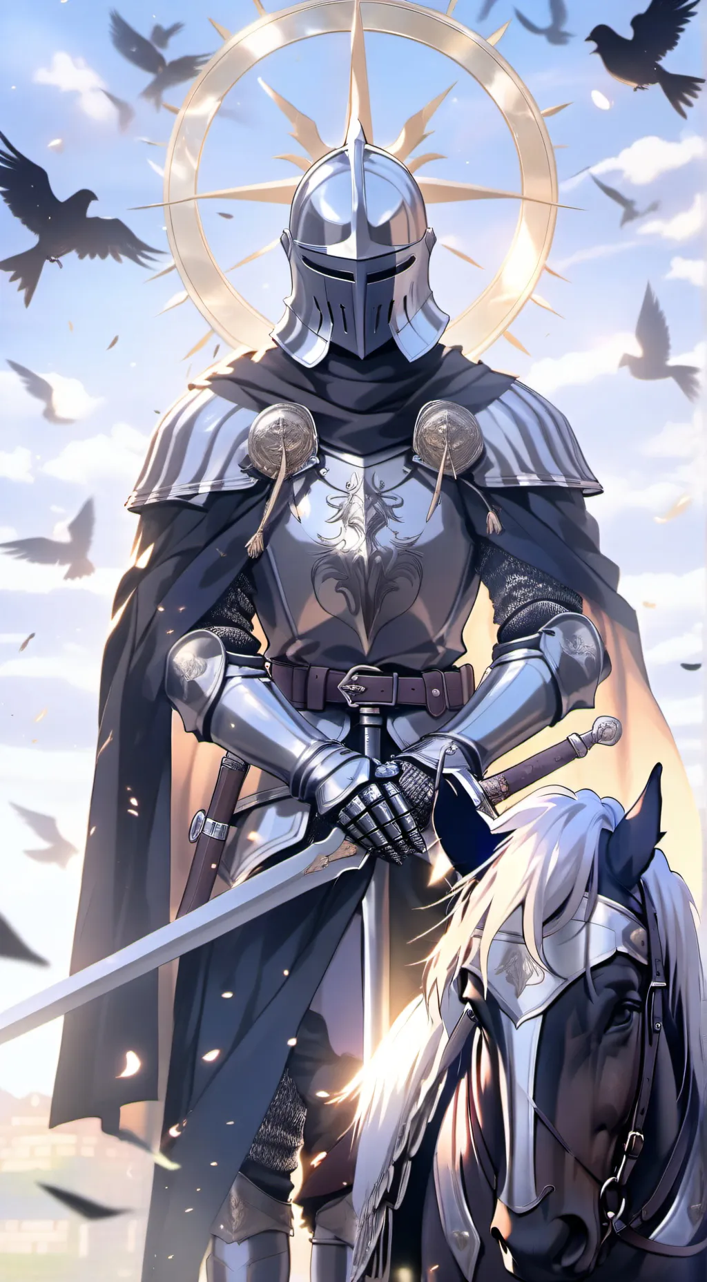 ai character: (white knight) background