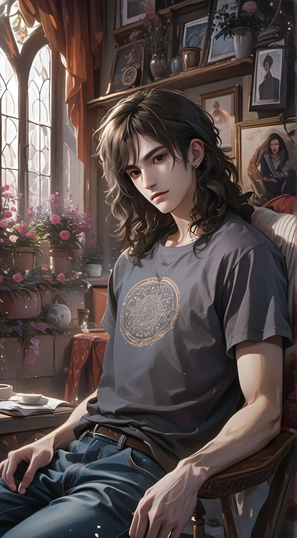 ai character: Oyl background