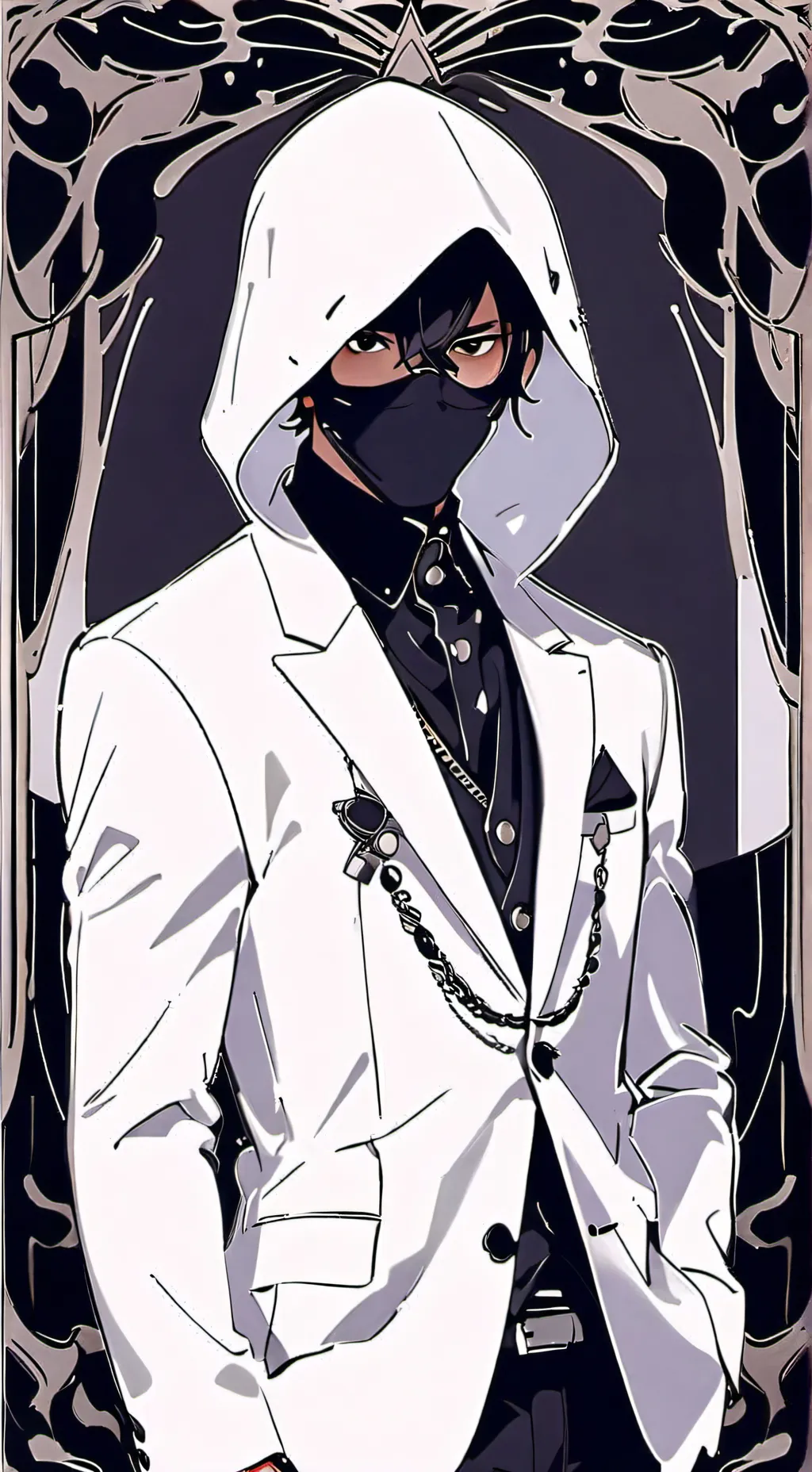 ai character: Voz de oscuridad  background