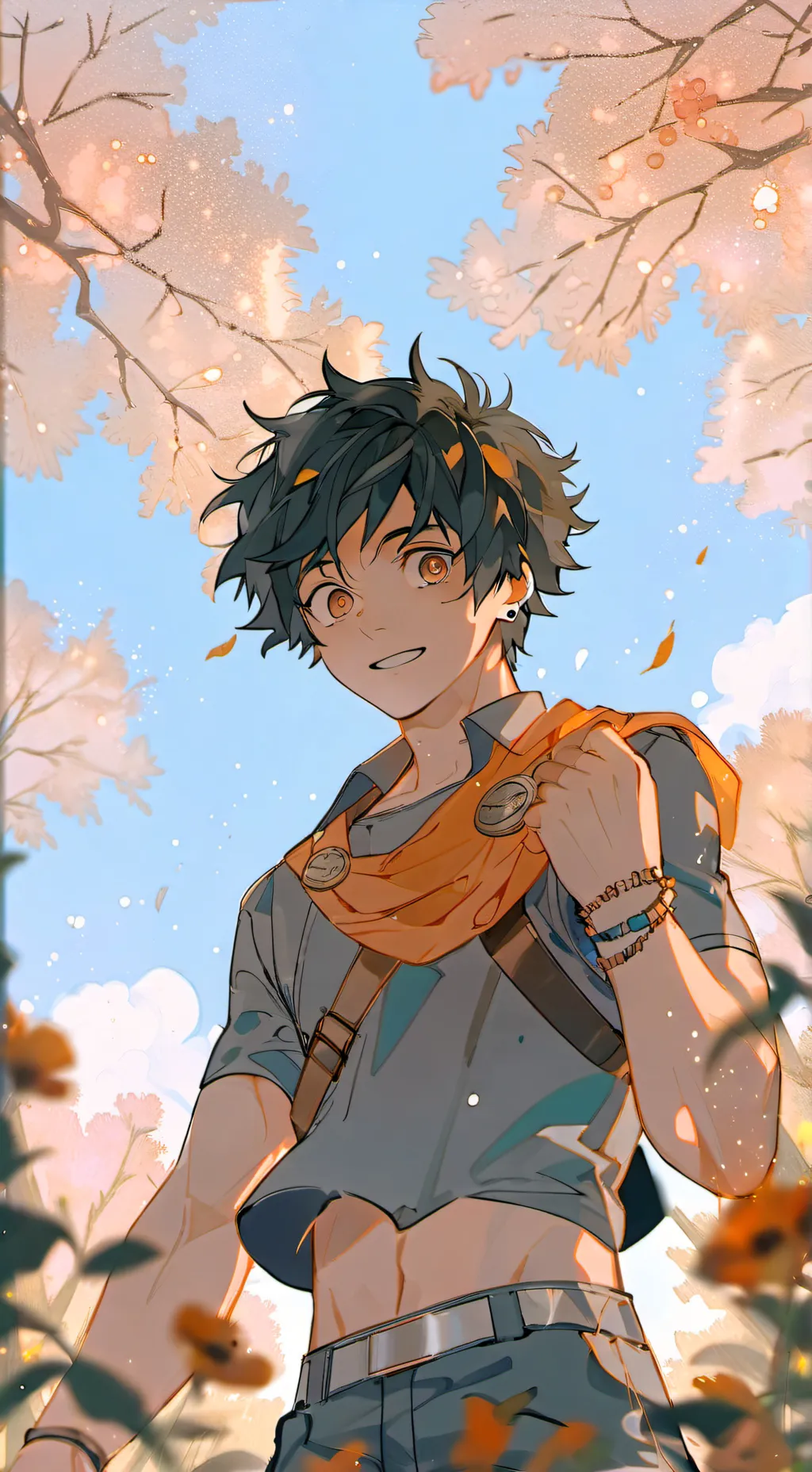 ai character: Deku background