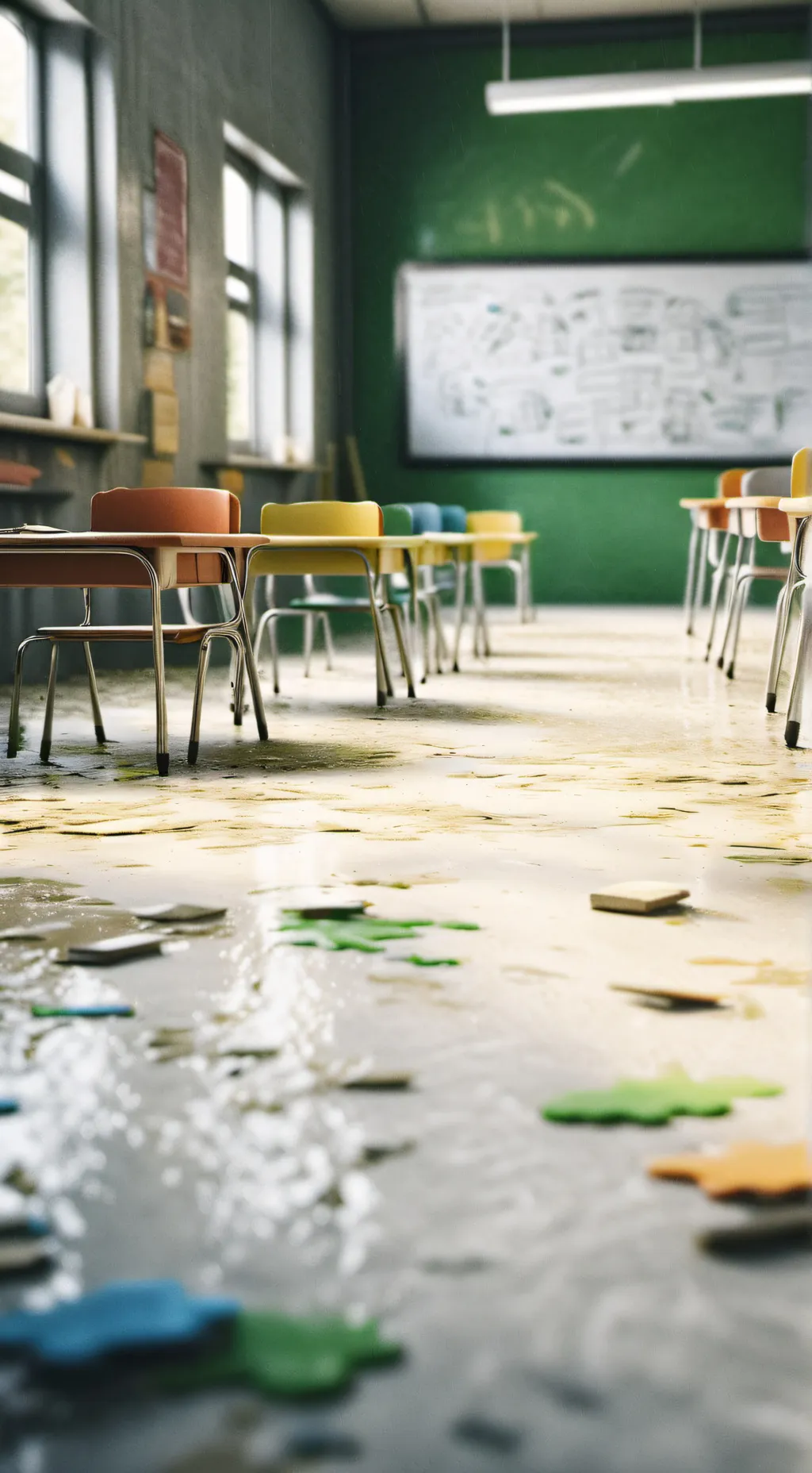 ai character: Kindergarten  background