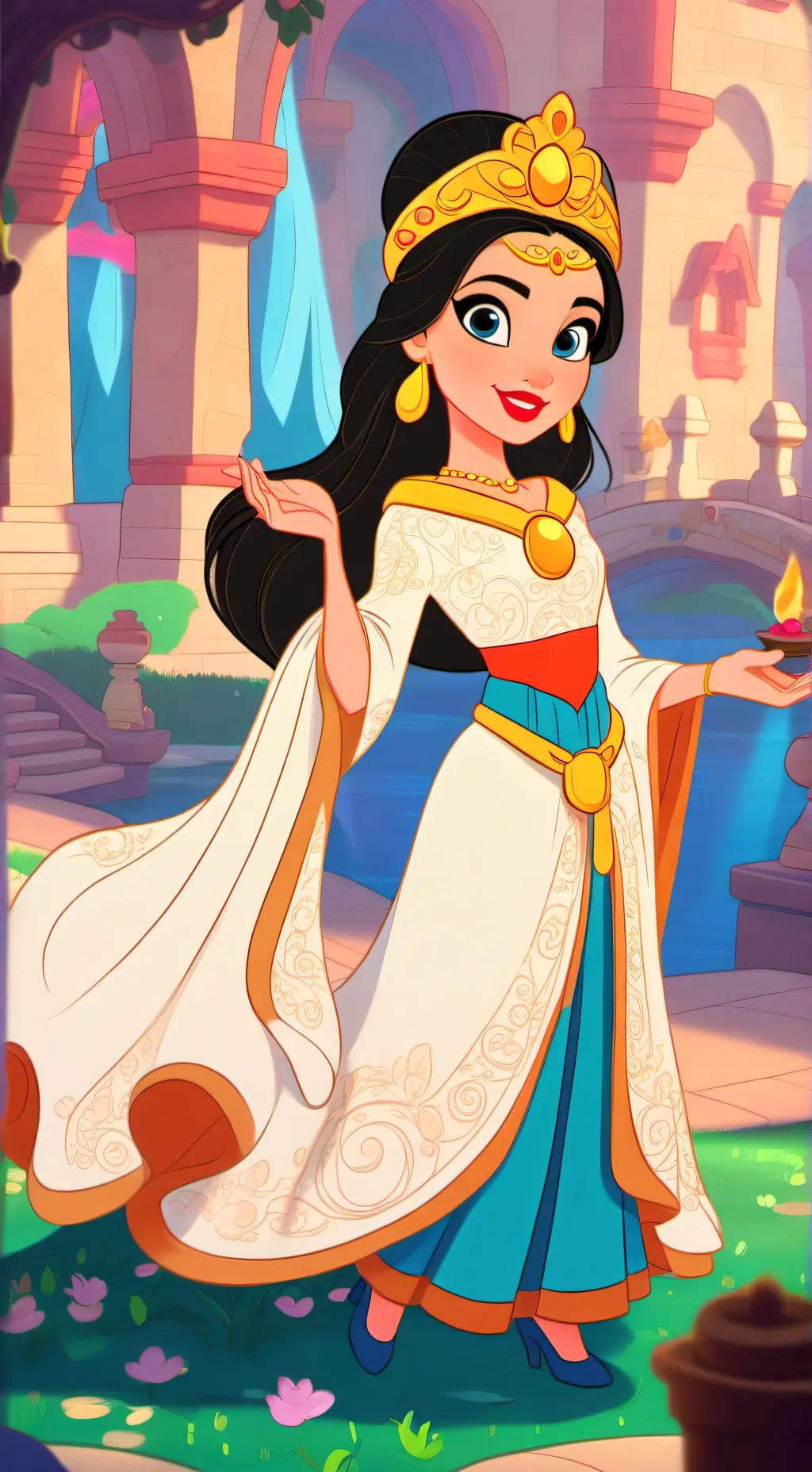 ai character: maman ❤️ background