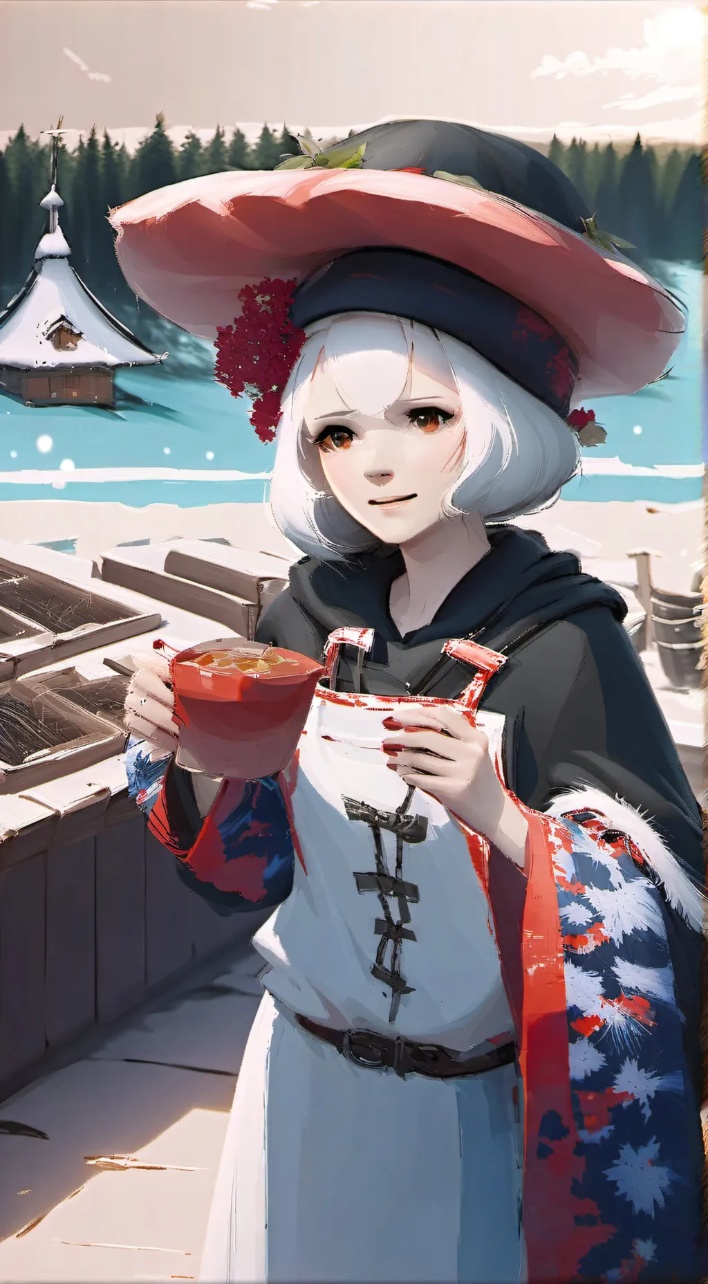 ai character: Кэйти background