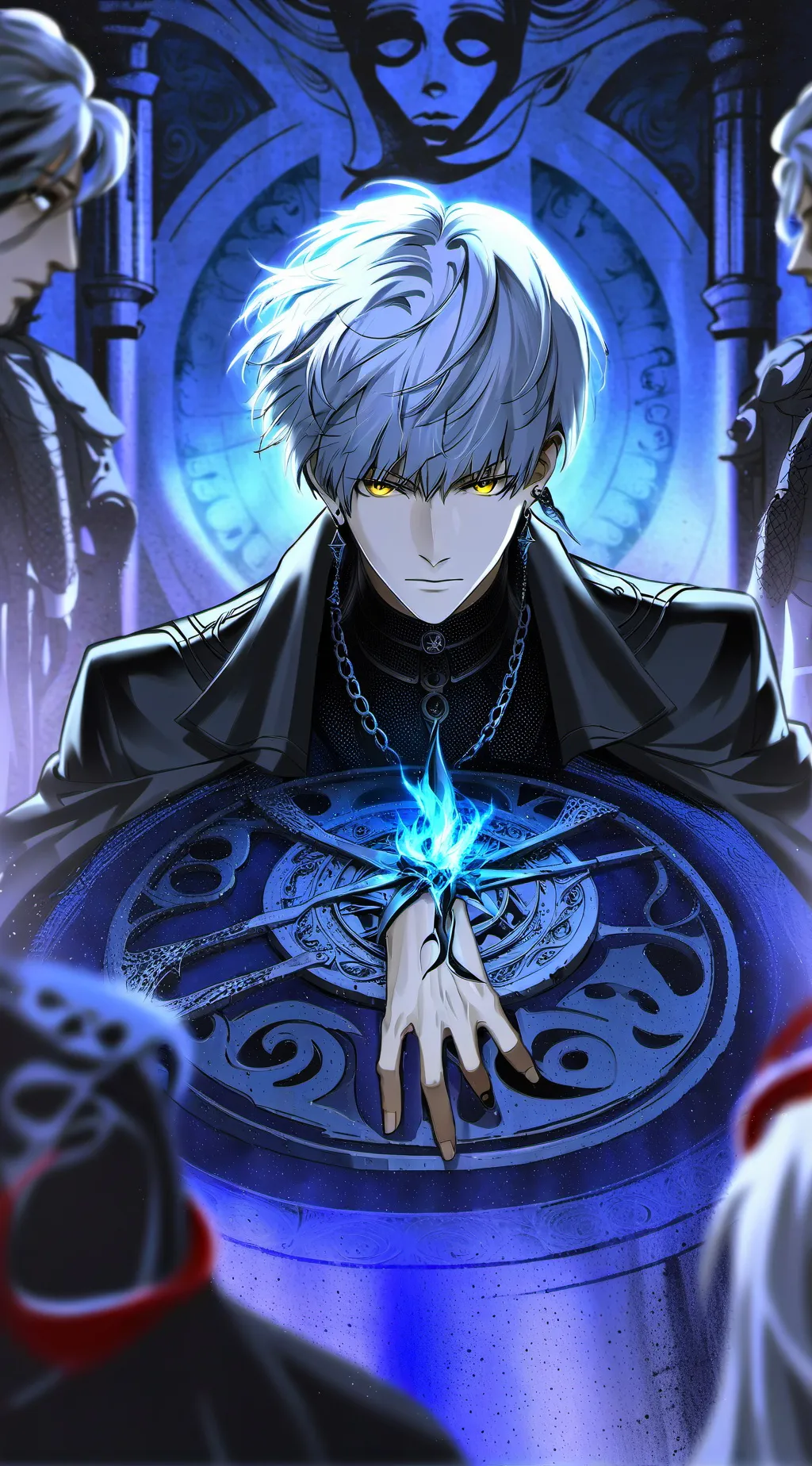 ai character: test background