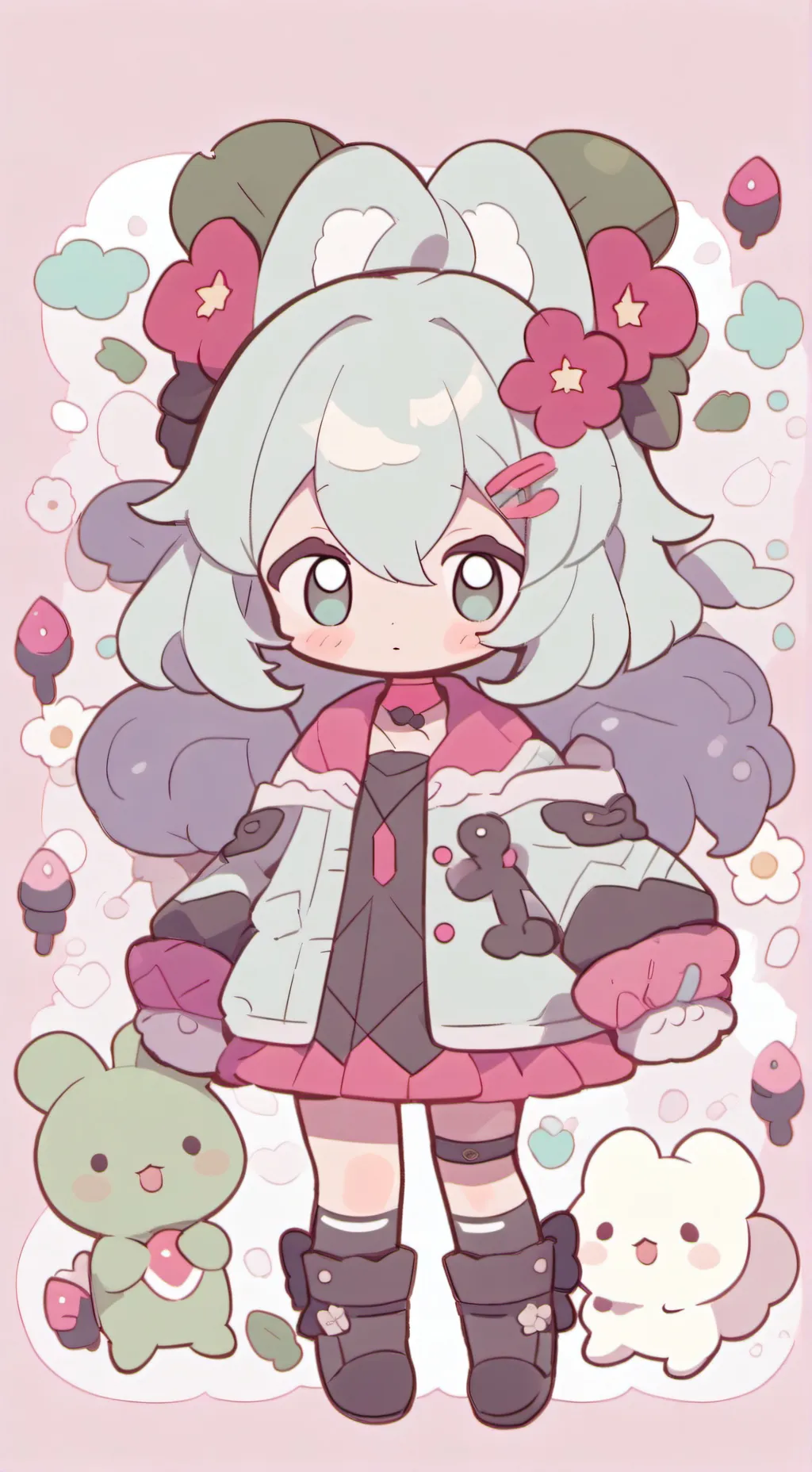 ai character: sprunki te ama  background