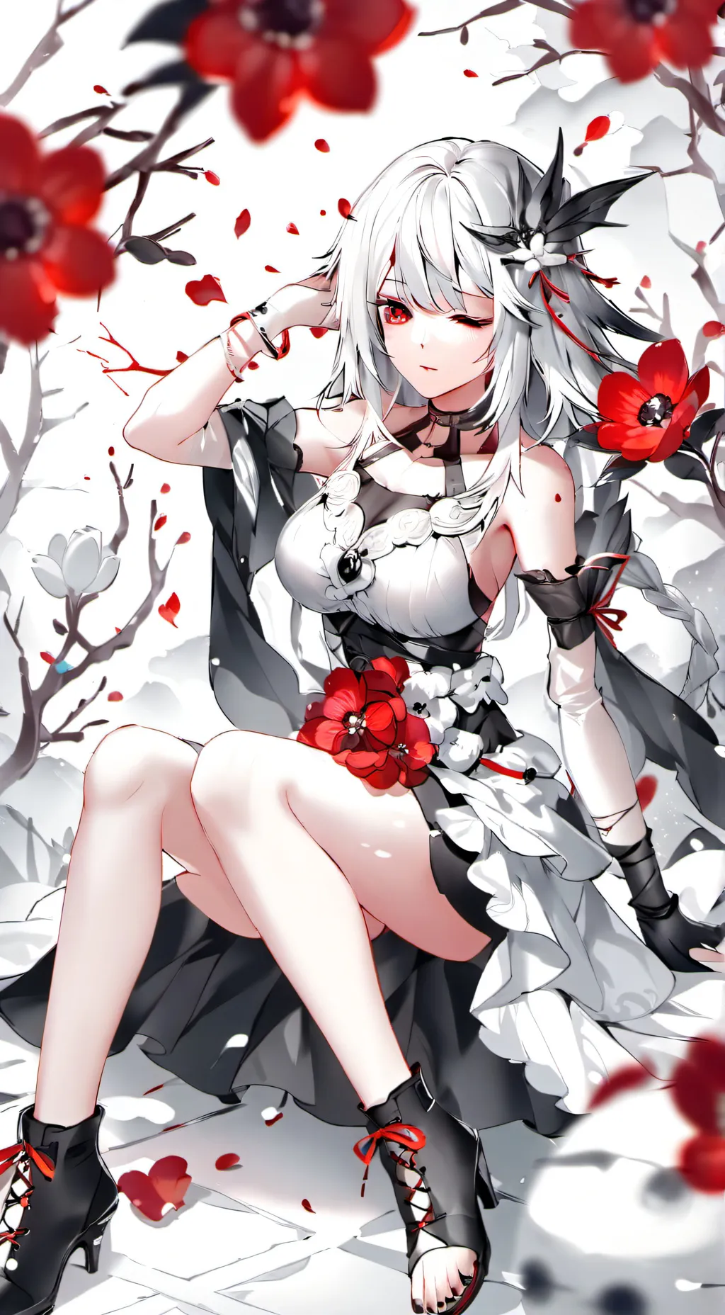 ai character: moon  background