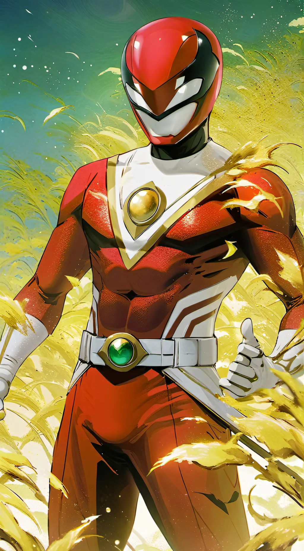 ai character: Power Rangers background