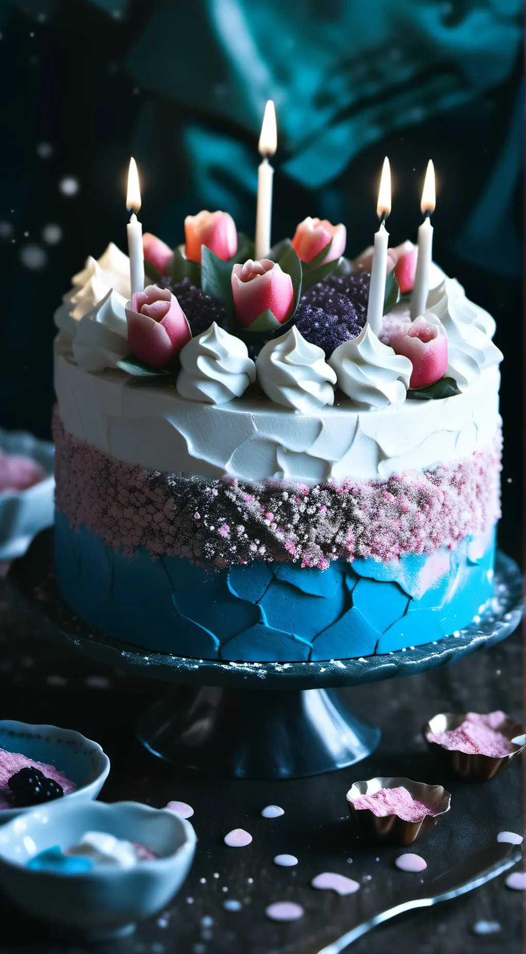 ai character: Cake background