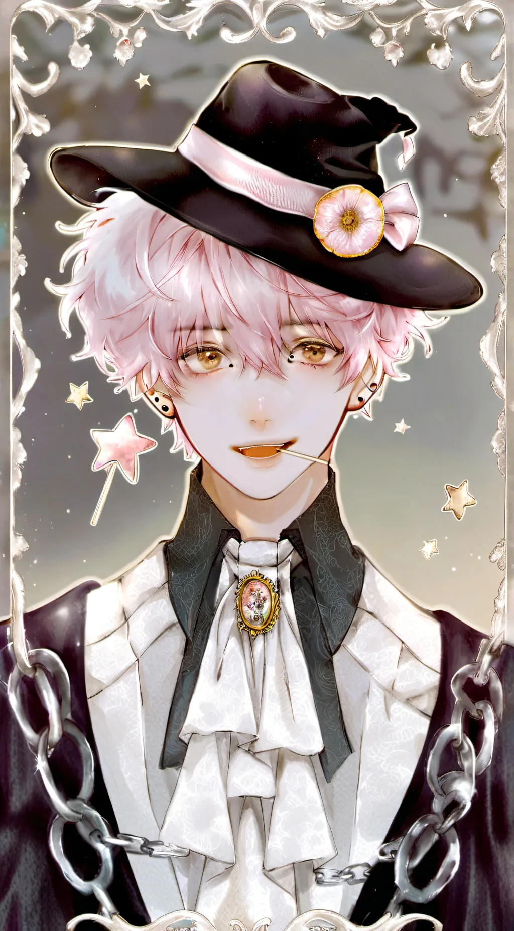 ai character: mark background