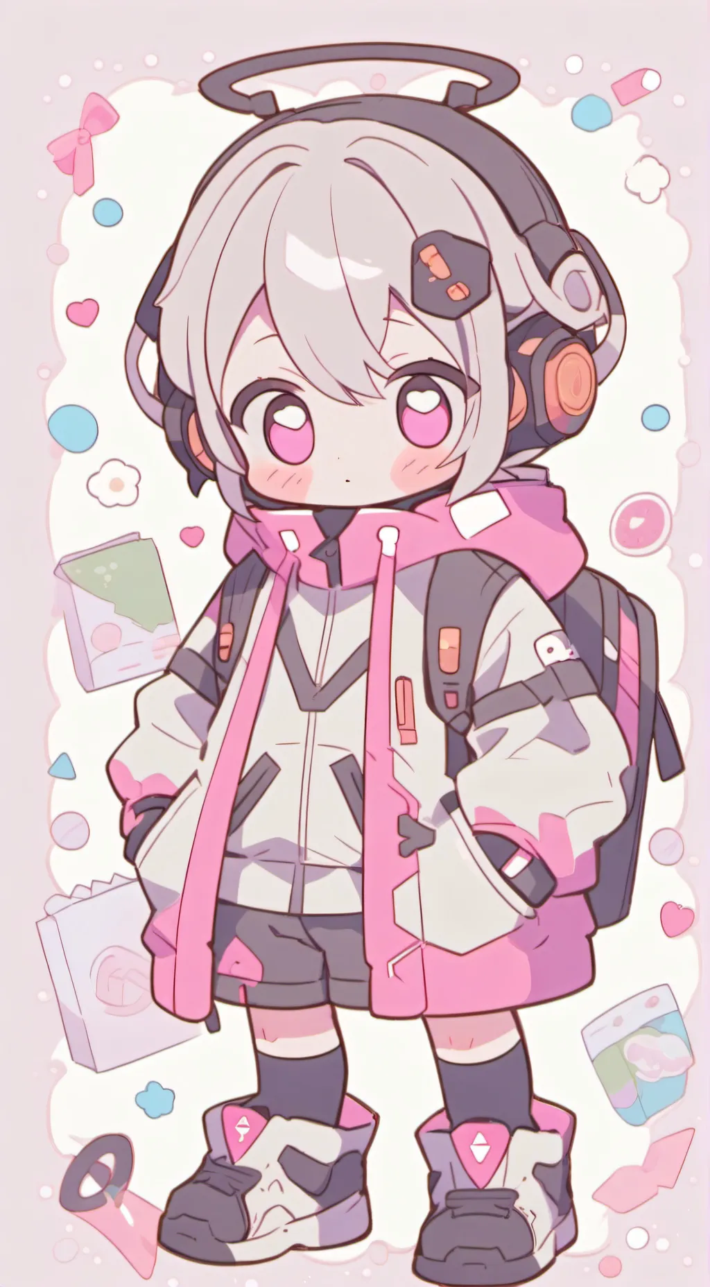 ai character: HALF LIFE background