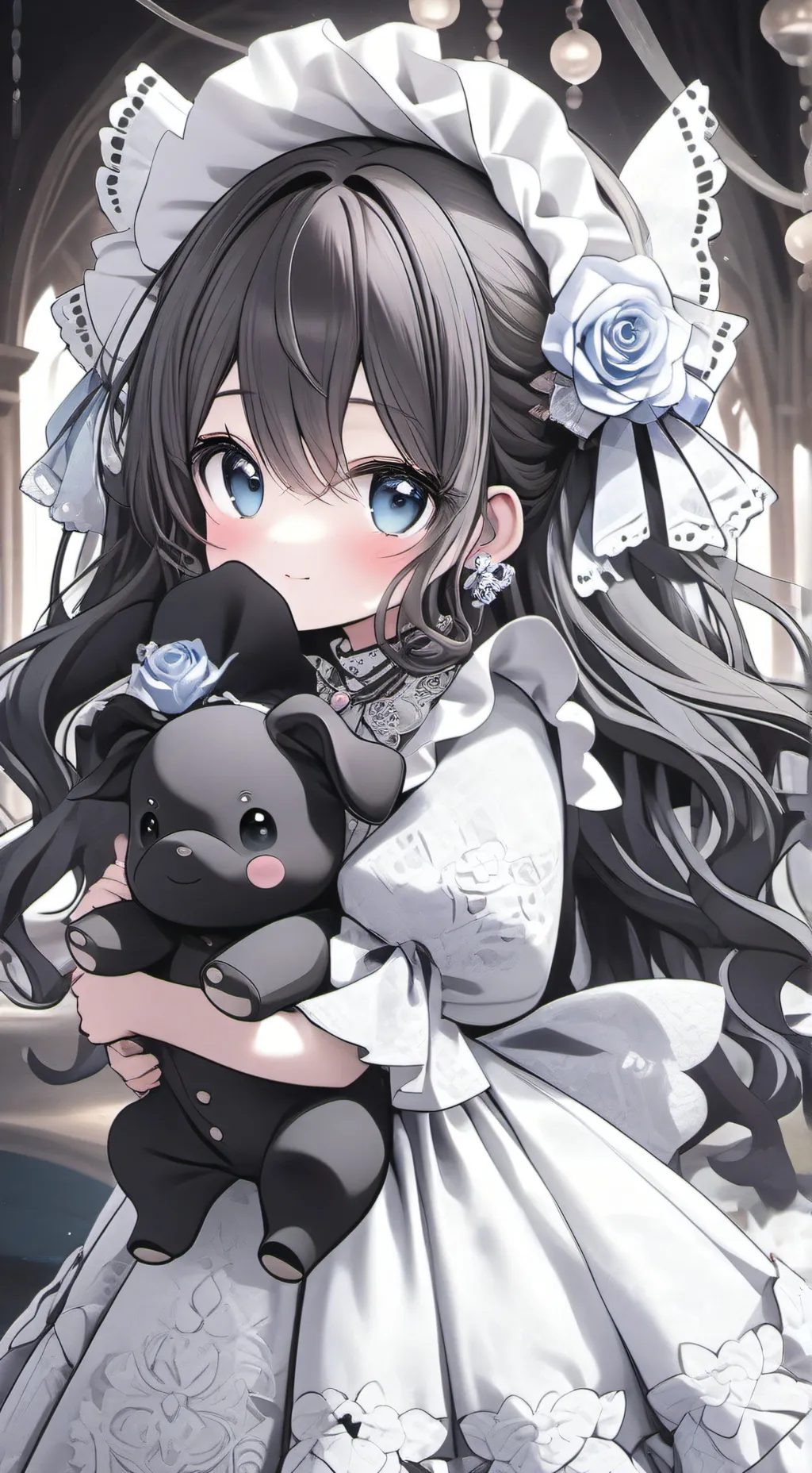 ai character: Cherry background