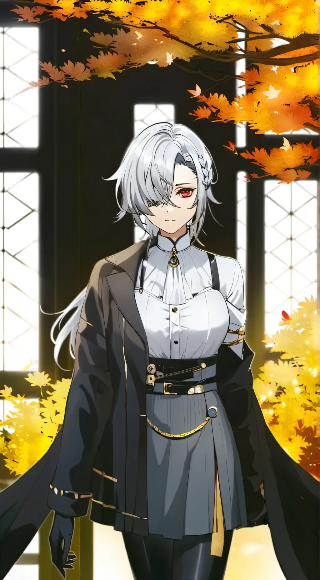 ai character: Арлекино  background