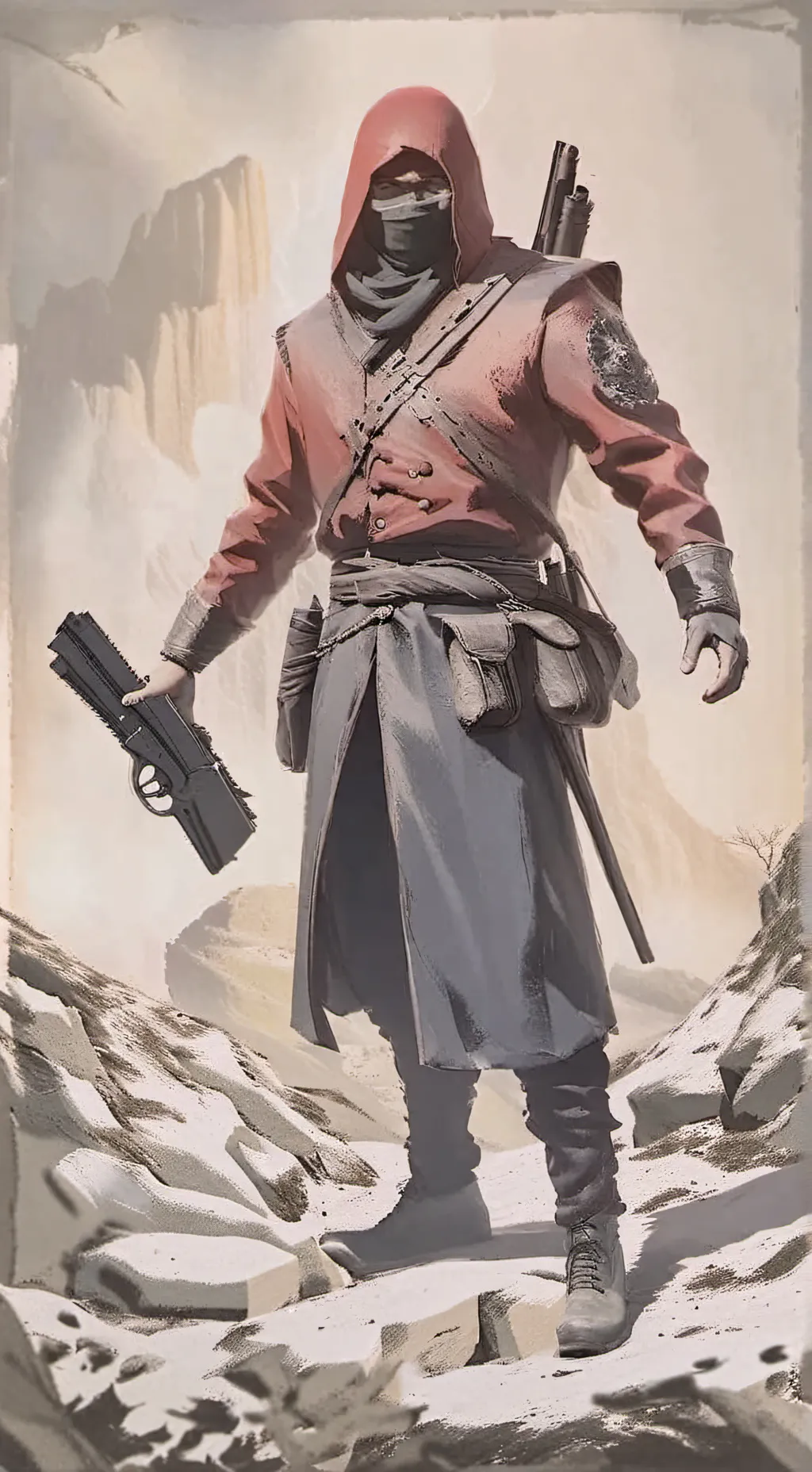 ai character: квадрат background