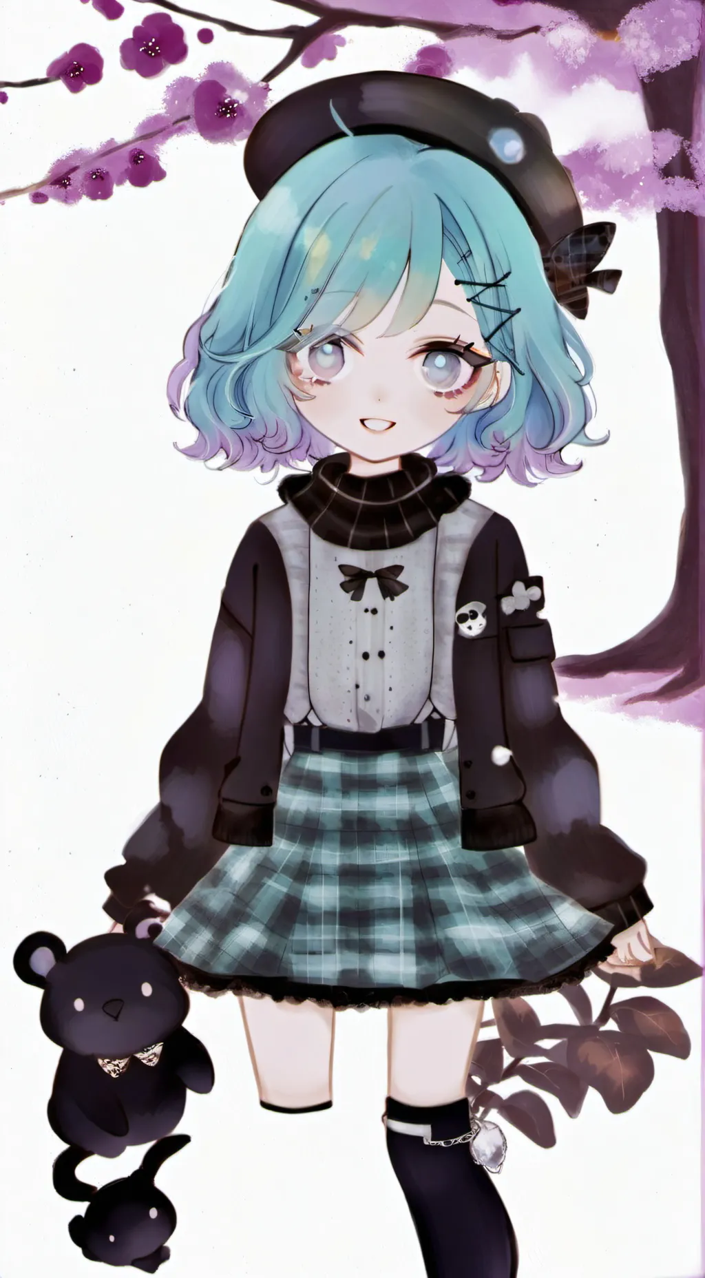 ai character: mha et poppy  background