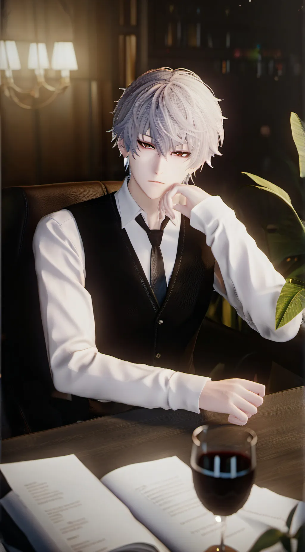 ai character: Novo background