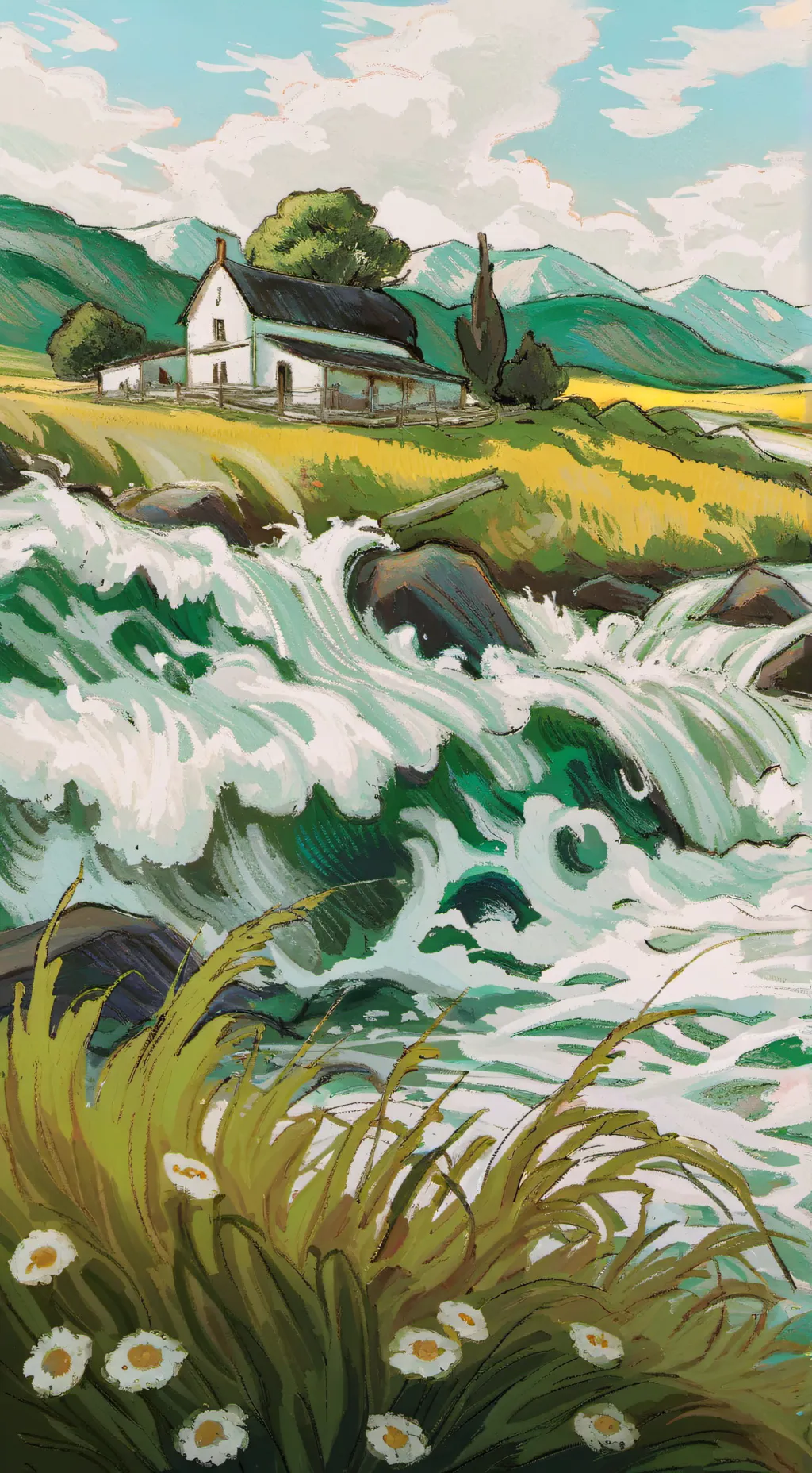 ai character: hola background