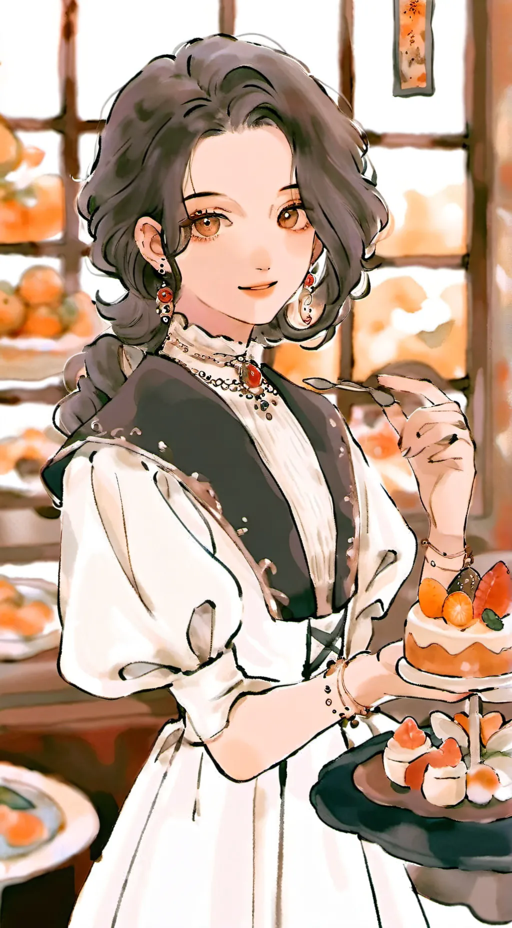 ai character: Athena  background