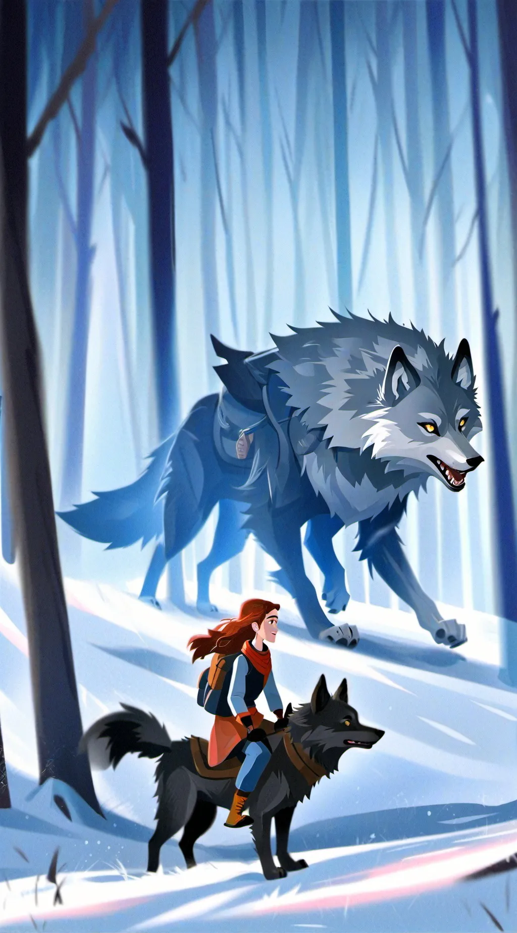 ai character: Light pack  background