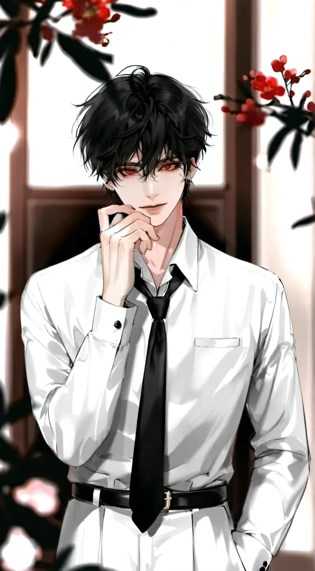 ai character: Ashton background