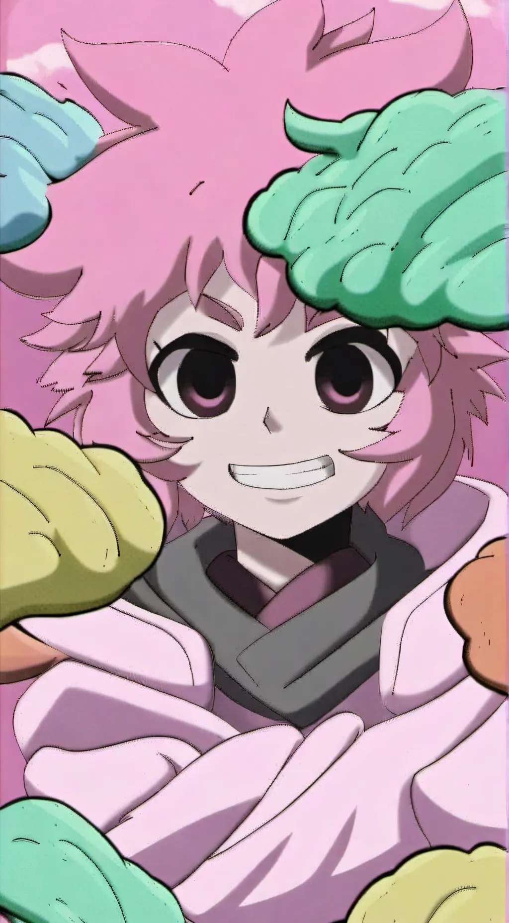 ai character: Mina (from anime) background