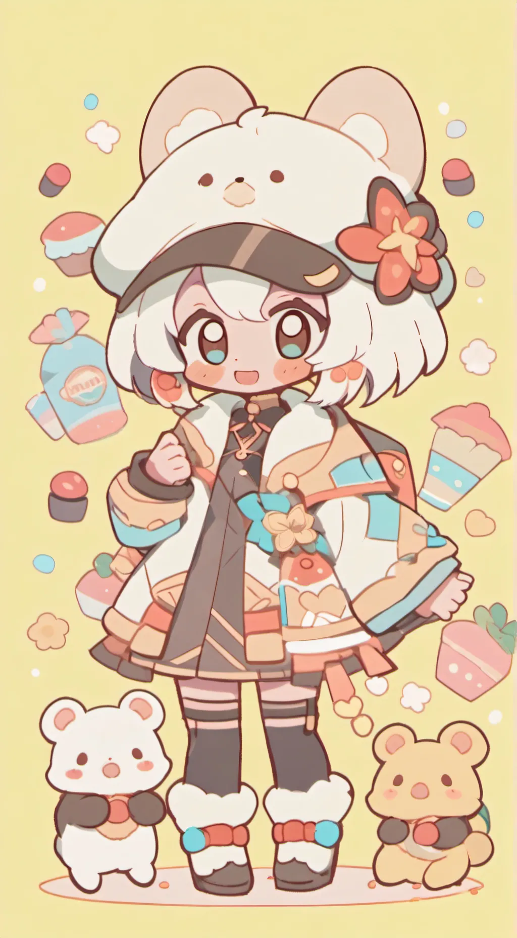 ai character: *+Cosmo+* background