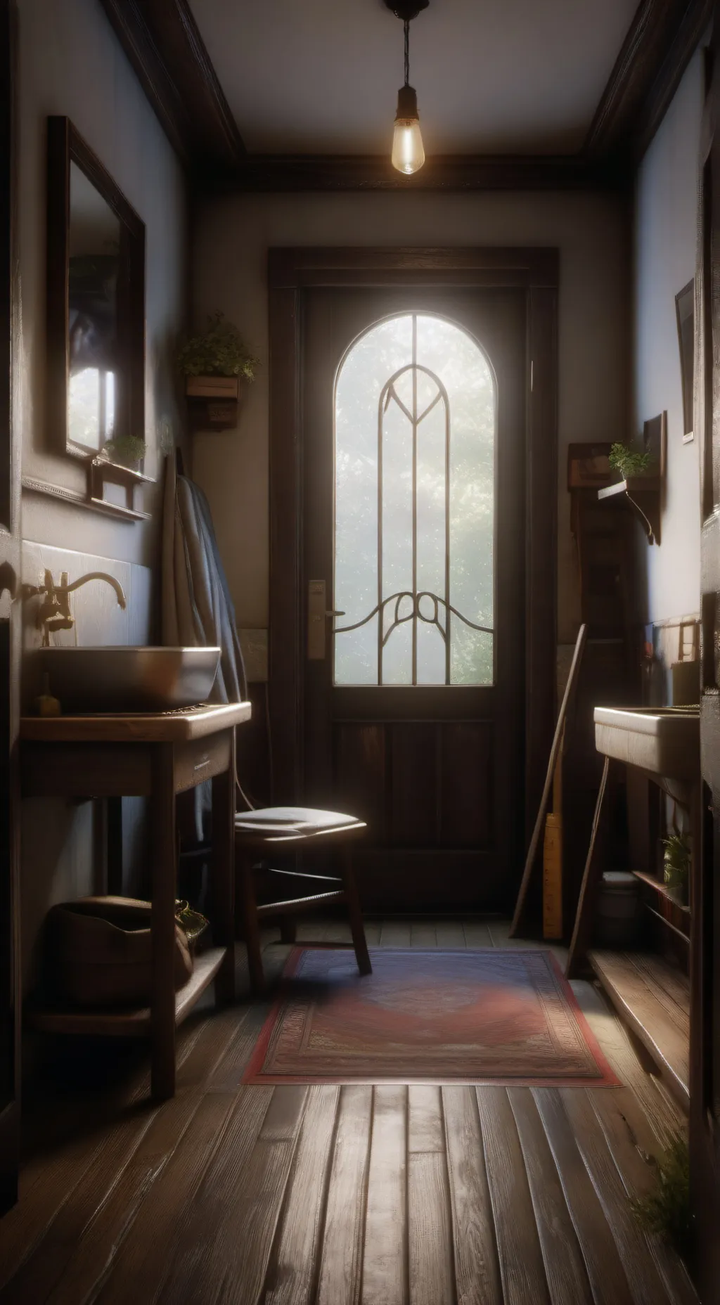 ai character: ill be back soon  background