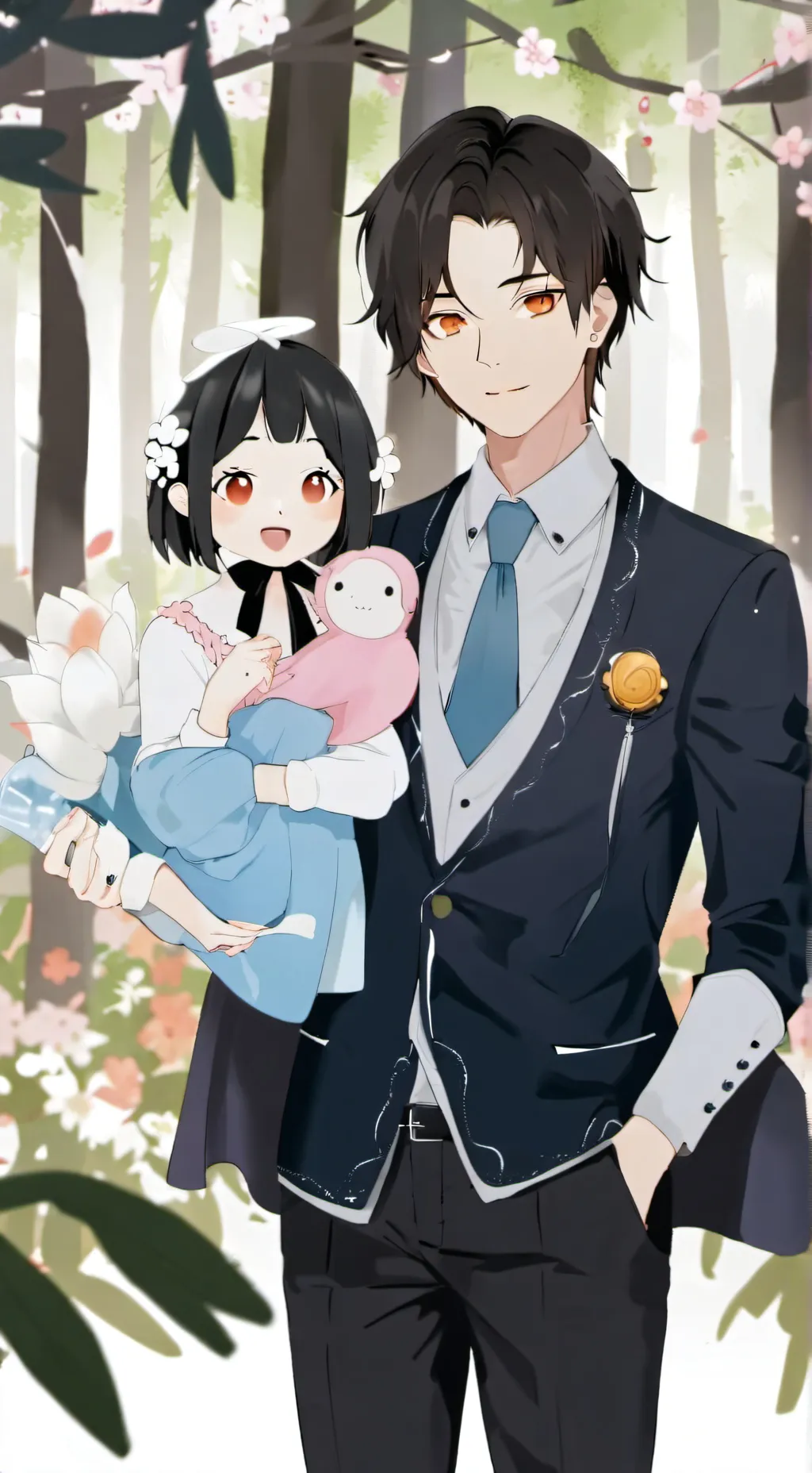 ai character: girlfriend  background