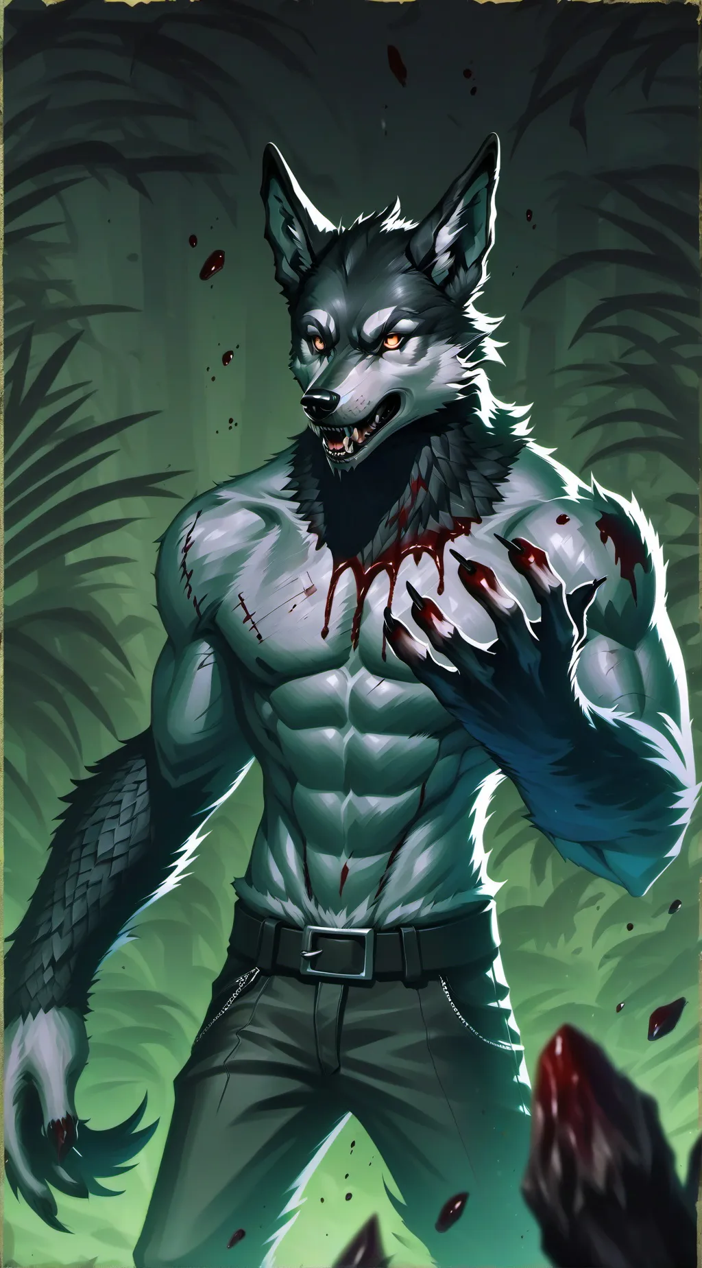 ai character: analog horrors background