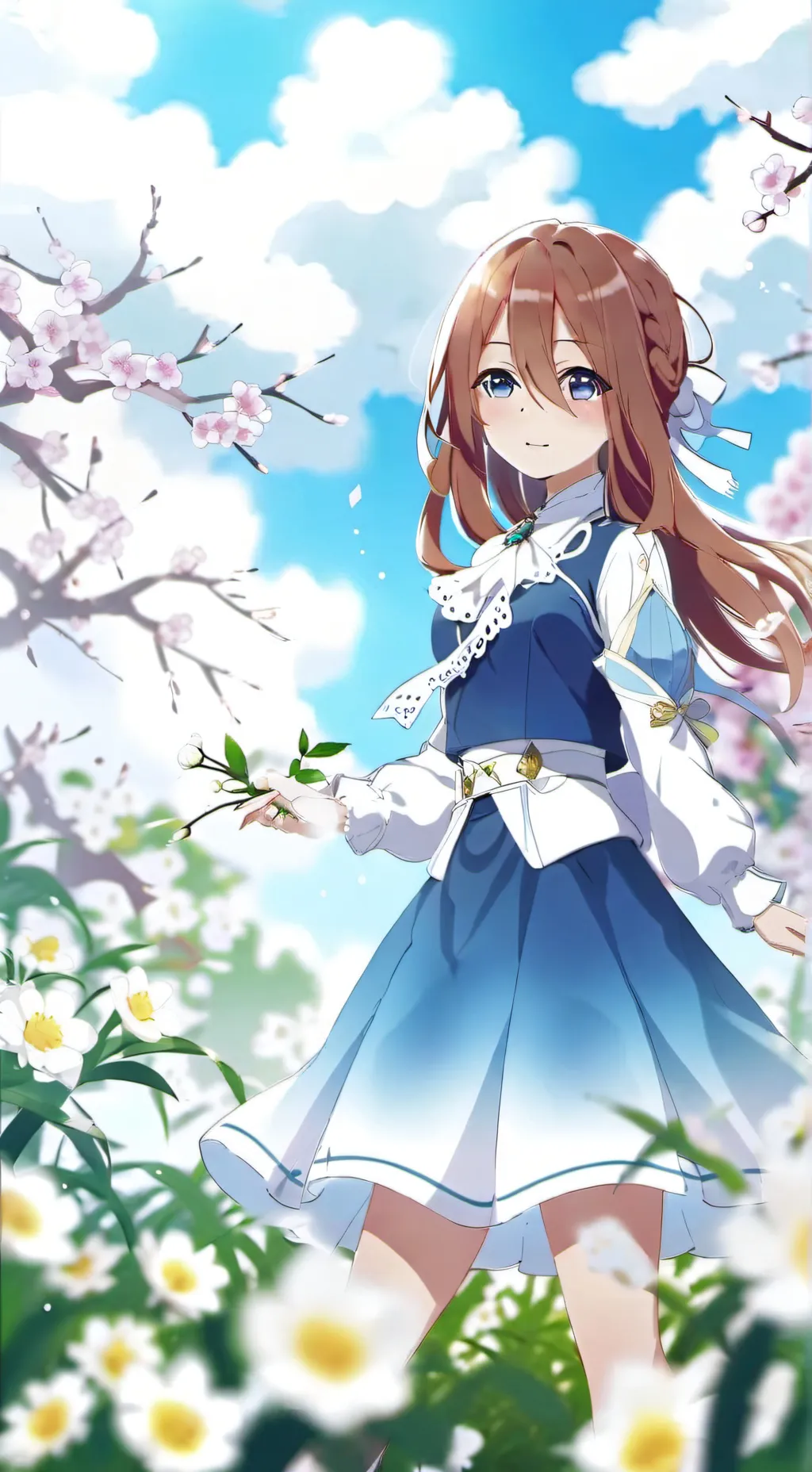ai character: Miku nakano background