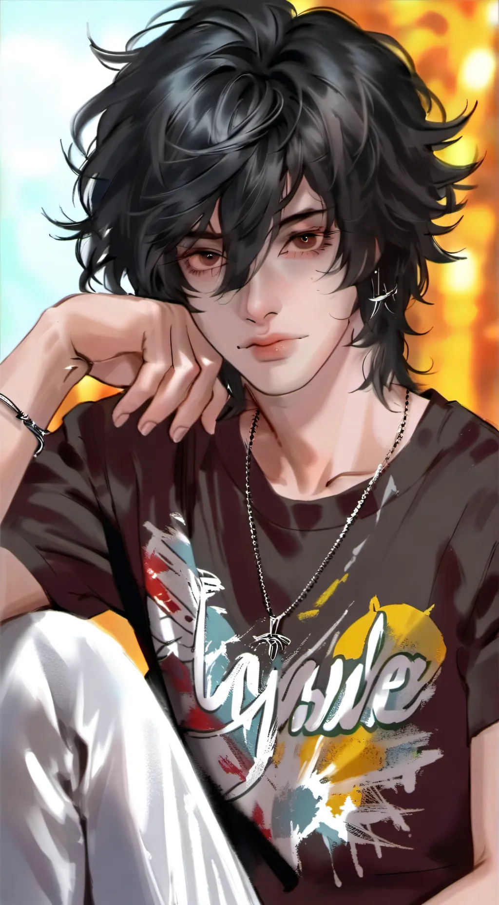 ai character: ꧁𝓛𝓮𝓸𝓷꧂ background